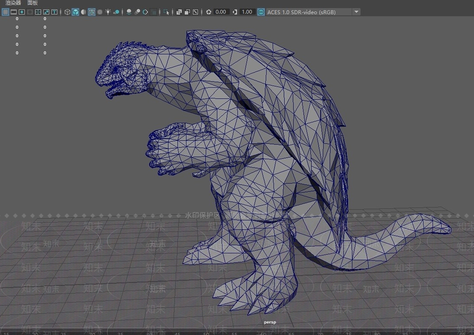 爬行类动物3D模型下载【ID:1170633291】