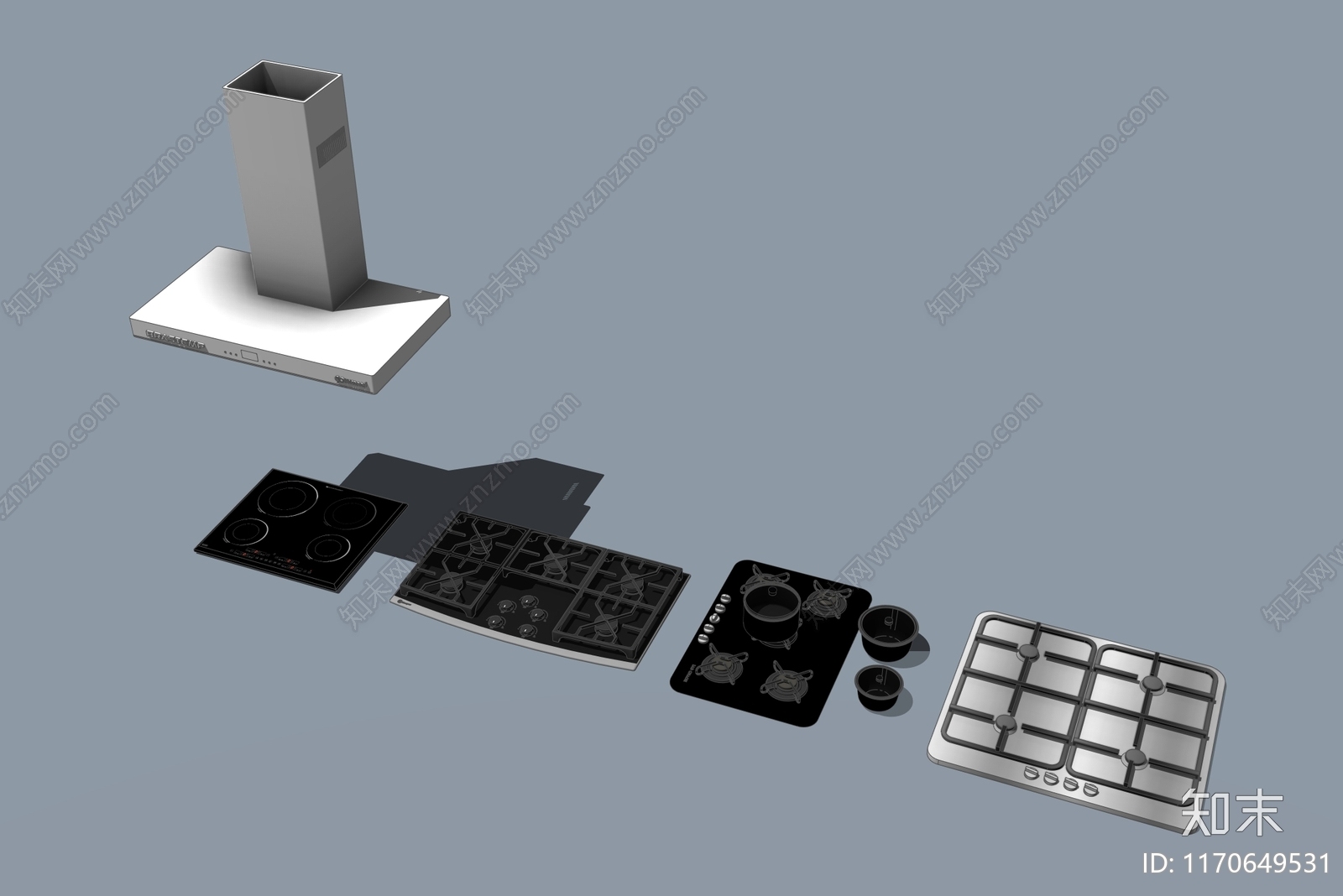 灶台SU模型下载【ID:1170649531】