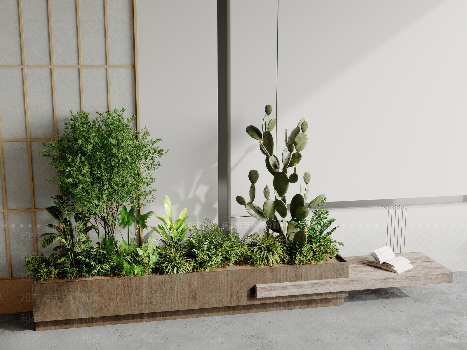 植物堆3D模型下载【ID:1170649630】