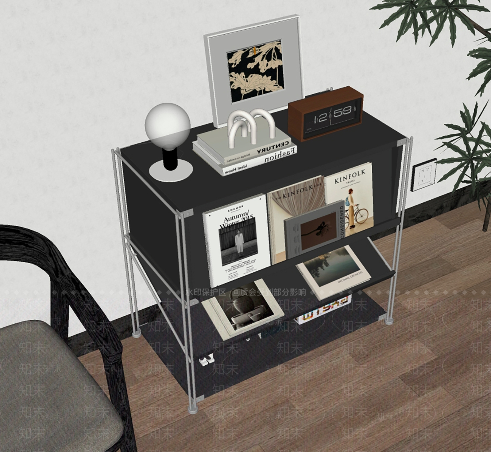 现代储物柜SU模型下载【ID:1170649768】