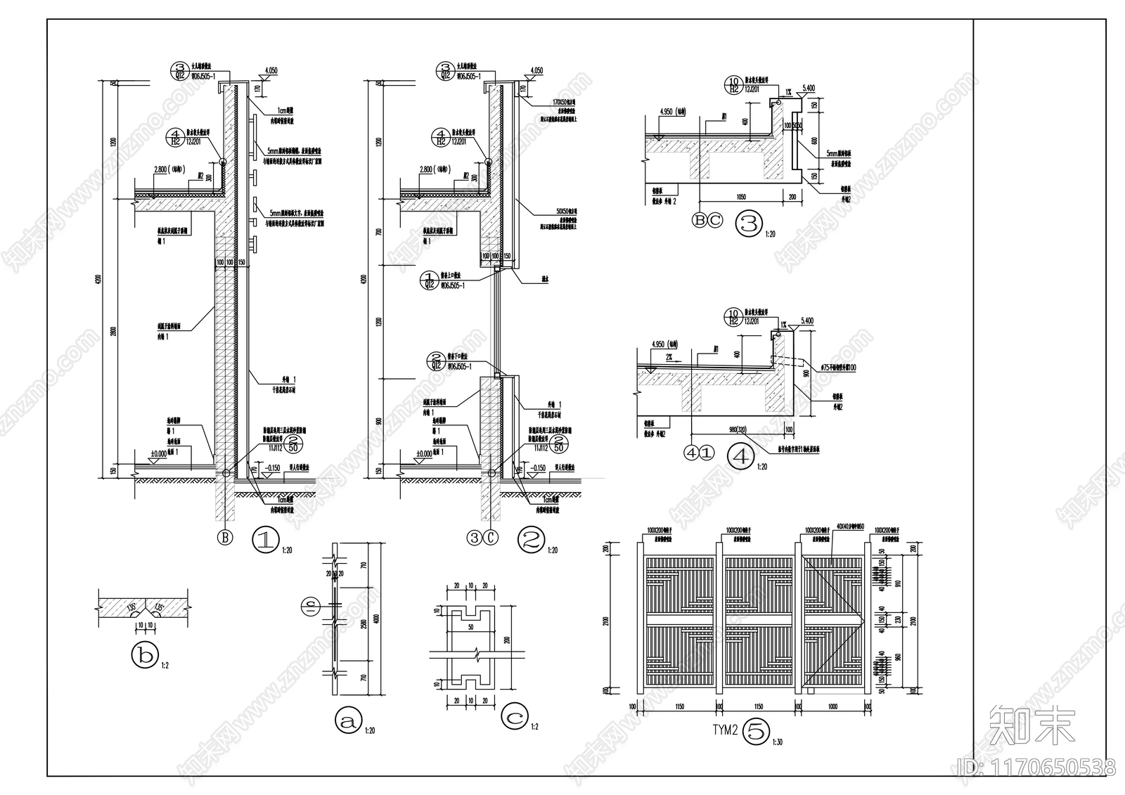 现代其他建筑cad施工图下载【ID:1170650538】