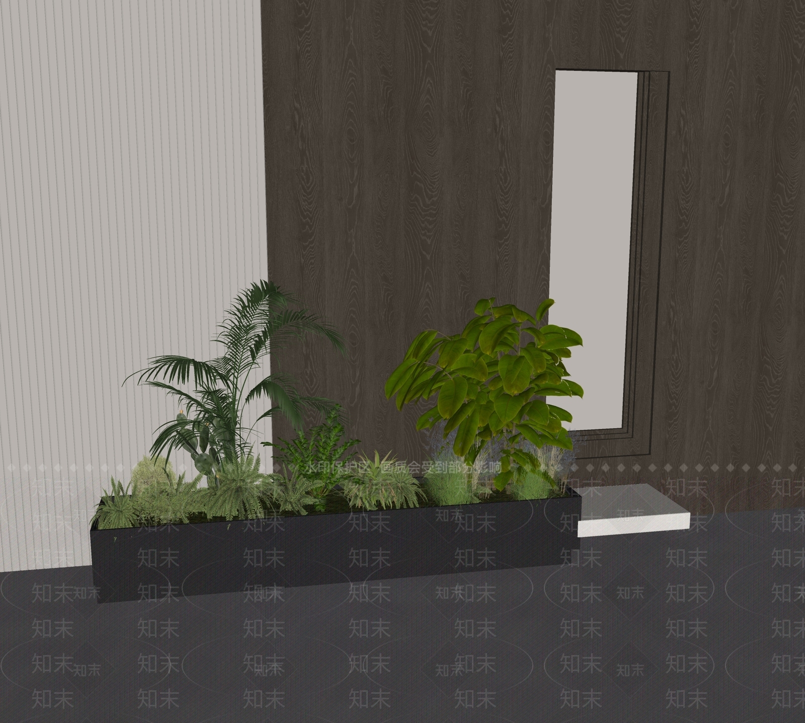 植物组合SU模型下载【ID:1170651670】