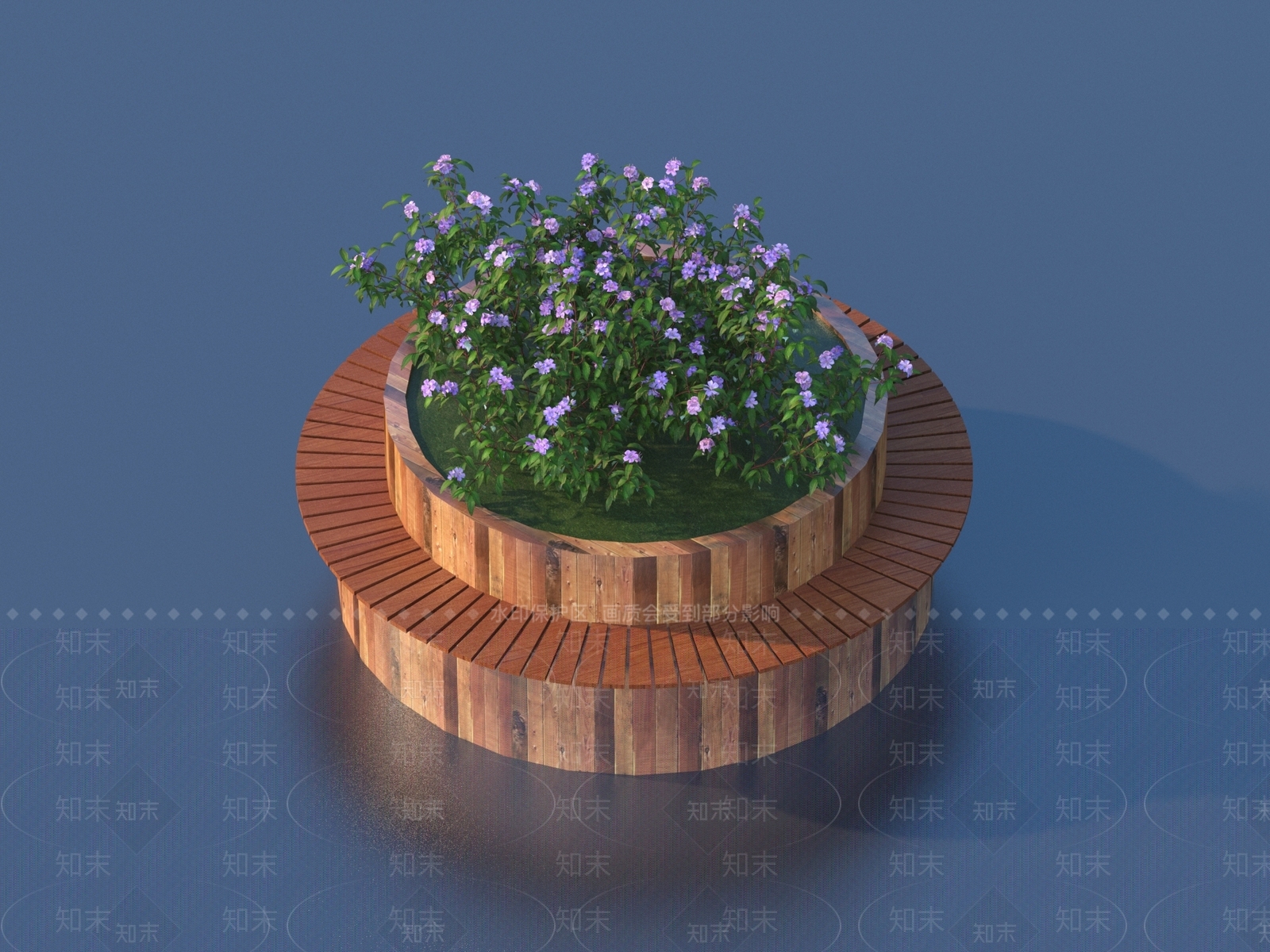 花坛3D模型下载【ID:1170651654】