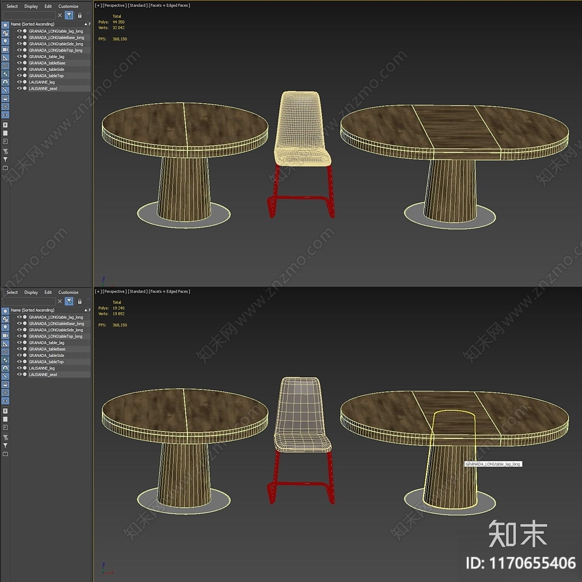 其他桌椅3D模型下载【ID:1170655406】