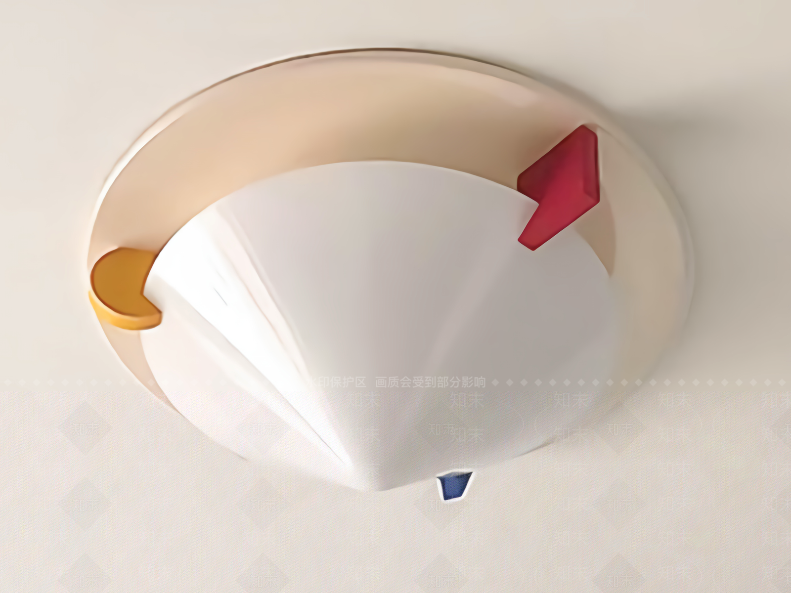 现代简约儿童房吸顶灯3D模型下载【ID:1170655557】