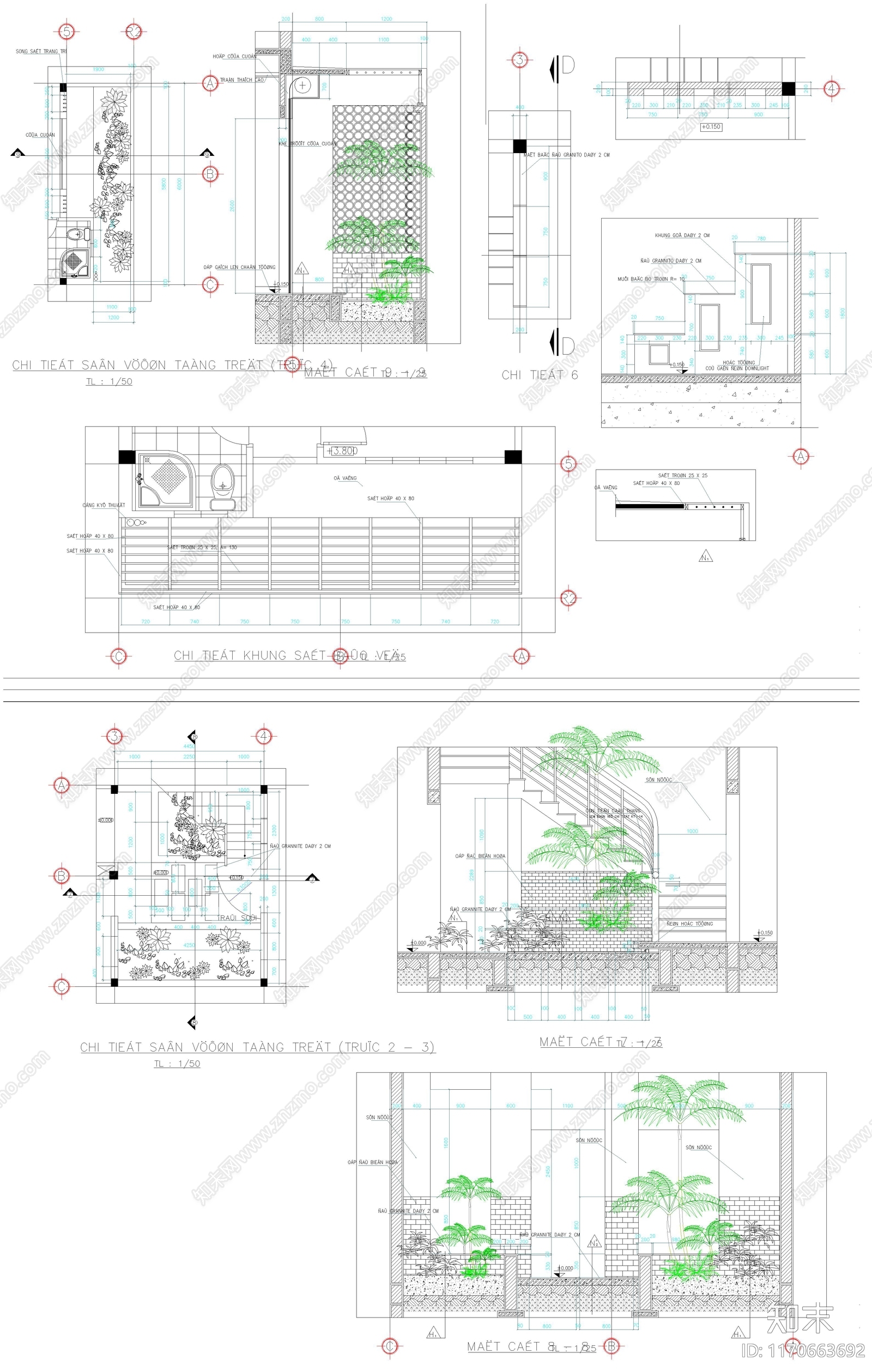 现代综合植物图库cad施工图下载【ID:1170663692】