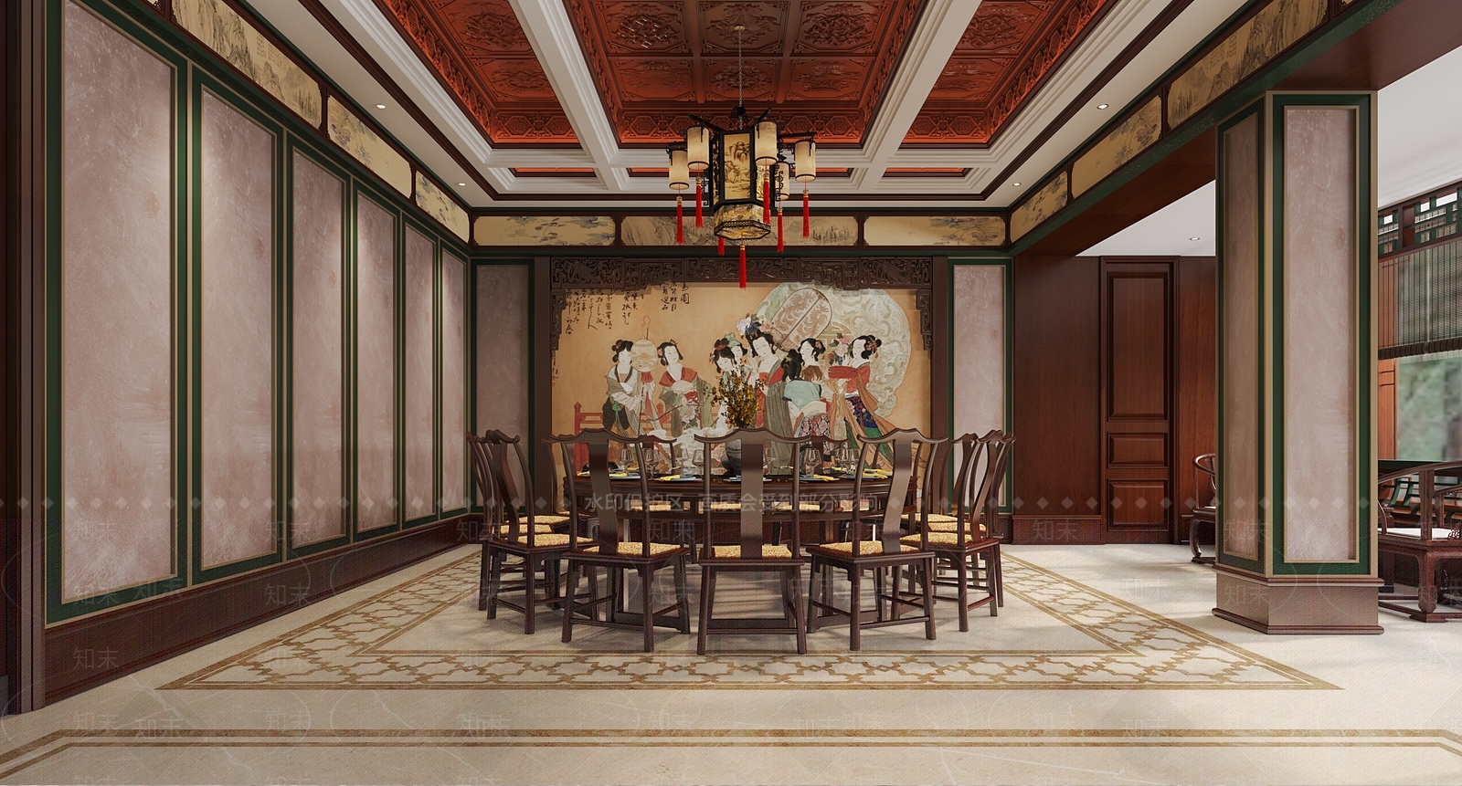 中式茶馆3D模型下载【ID:1214732593】