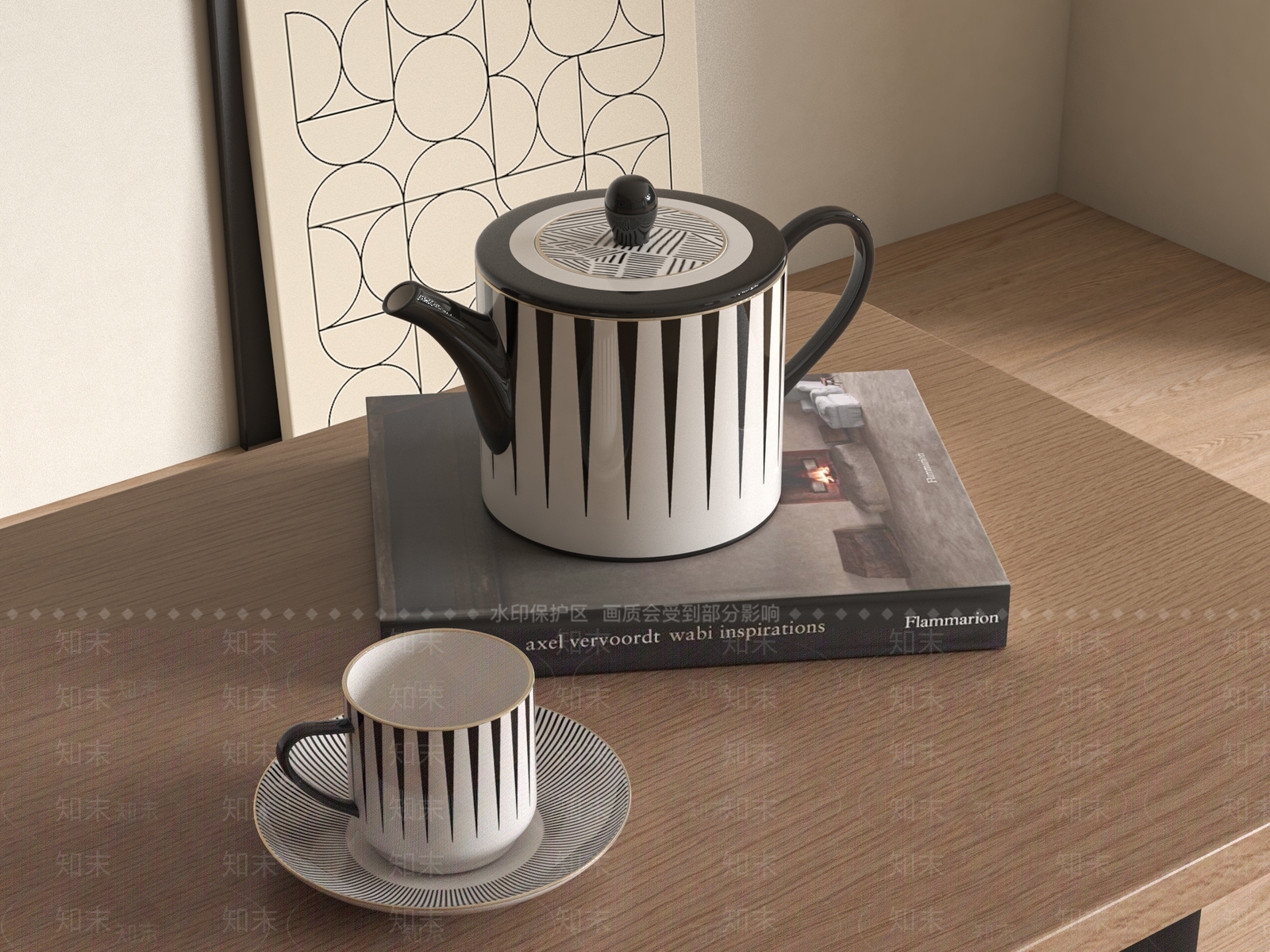 茶具SU模型下载【ID:1170678708】