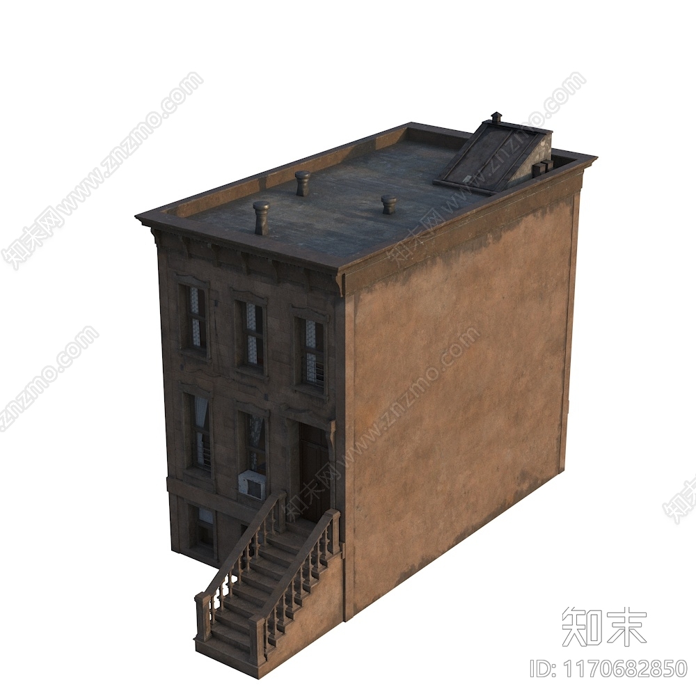 欧式复古其他商业建筑3D模型下载【ID:1170682850】