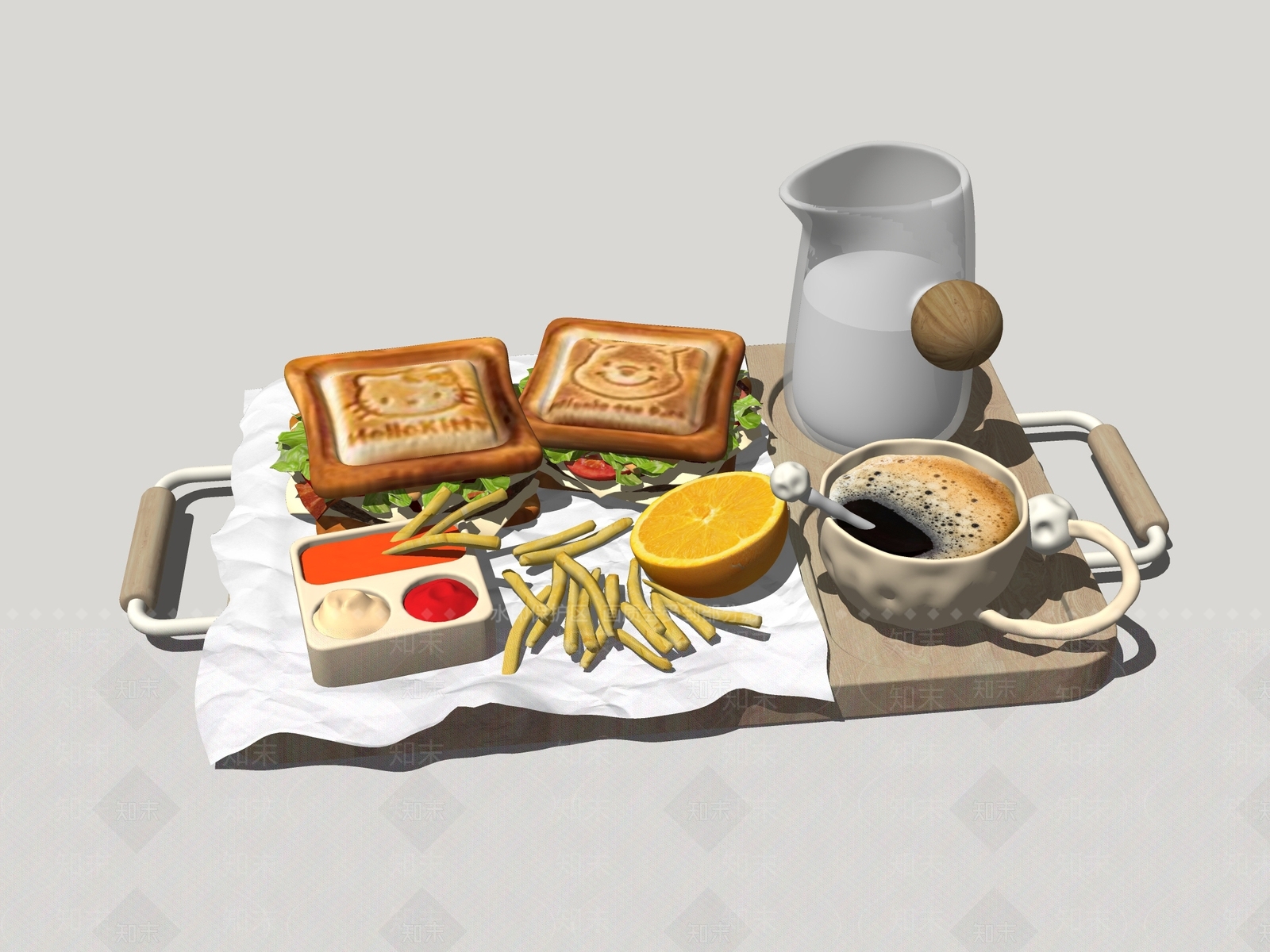 食物饮料SU模型下载【ID:1170686821】