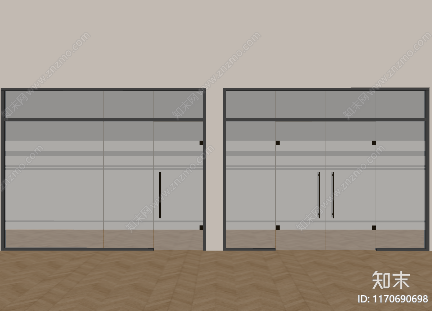 现代隔断SU模型下载【ID:1170690698】