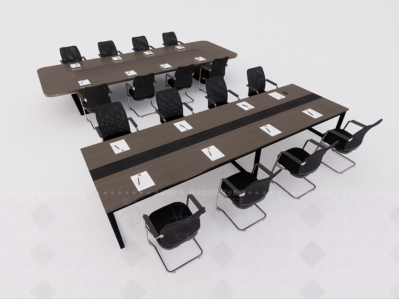 现代会议室SU模型下载【ID:1170694326】