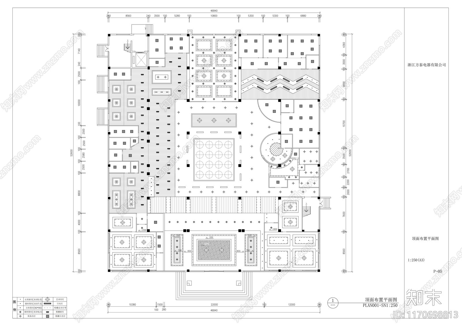 现代整体办公空间cad施工图下载【ID:1170698813】