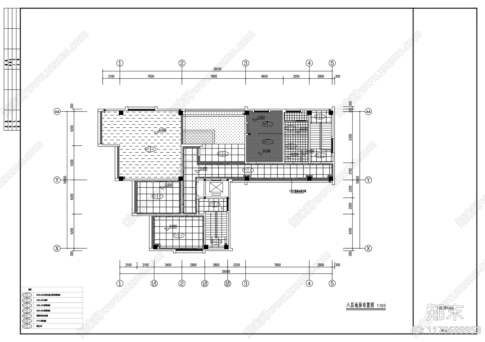 现代整体办公空间cad施工图下载【ID:1170699953】