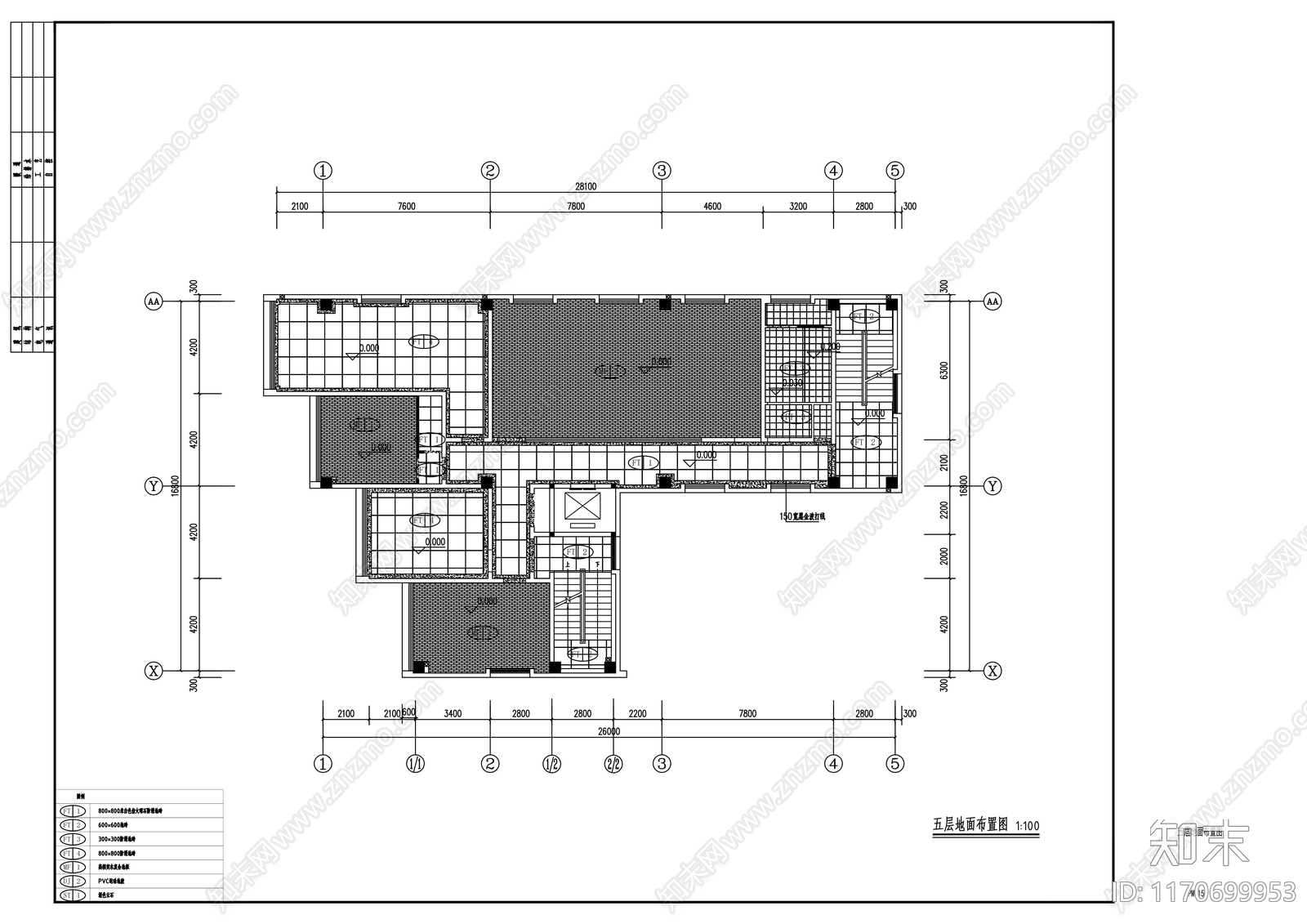 现代整体办公空间cad施工图下载【ID:1170699953】