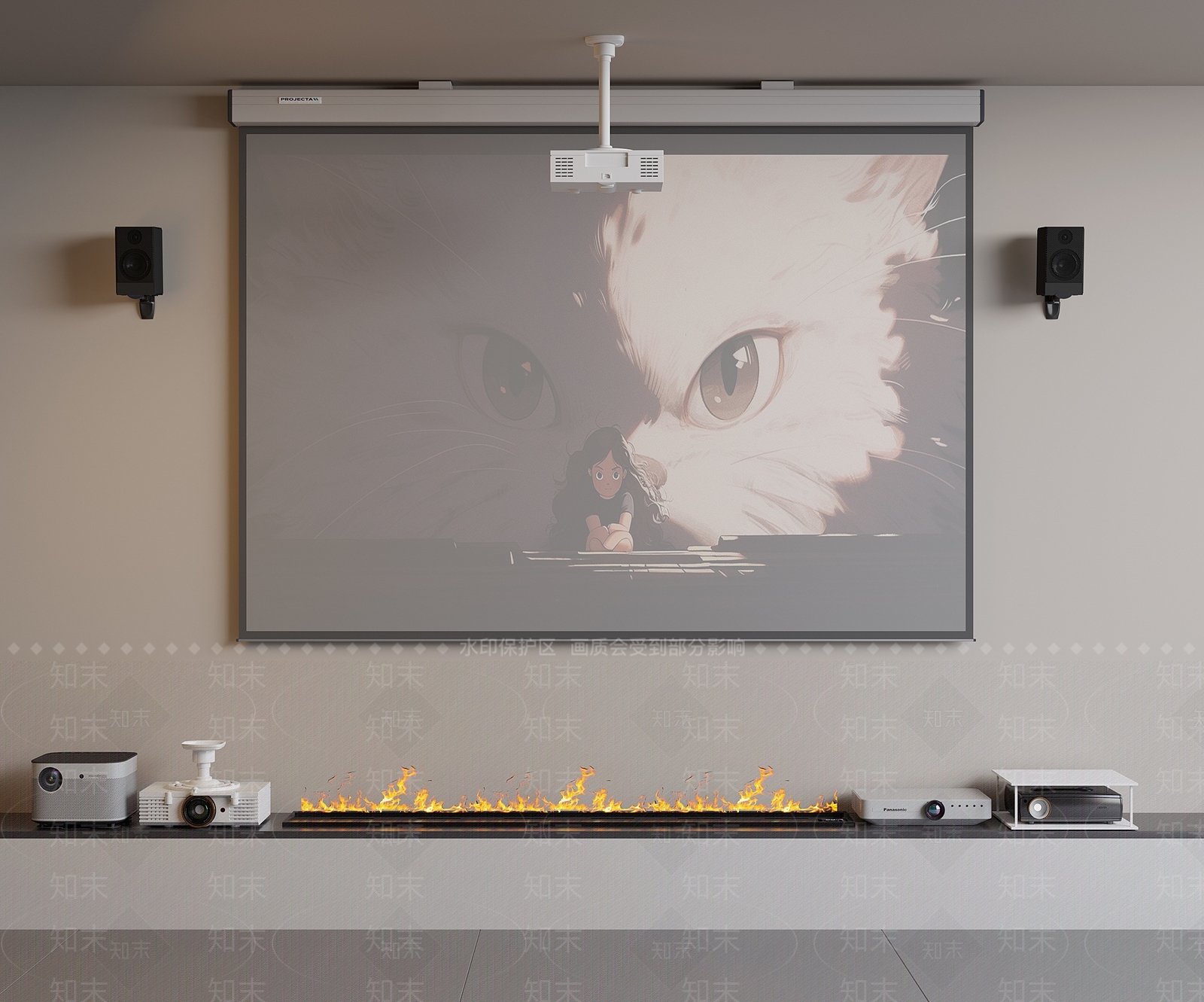投影3D模型下载【ID:1170700168】