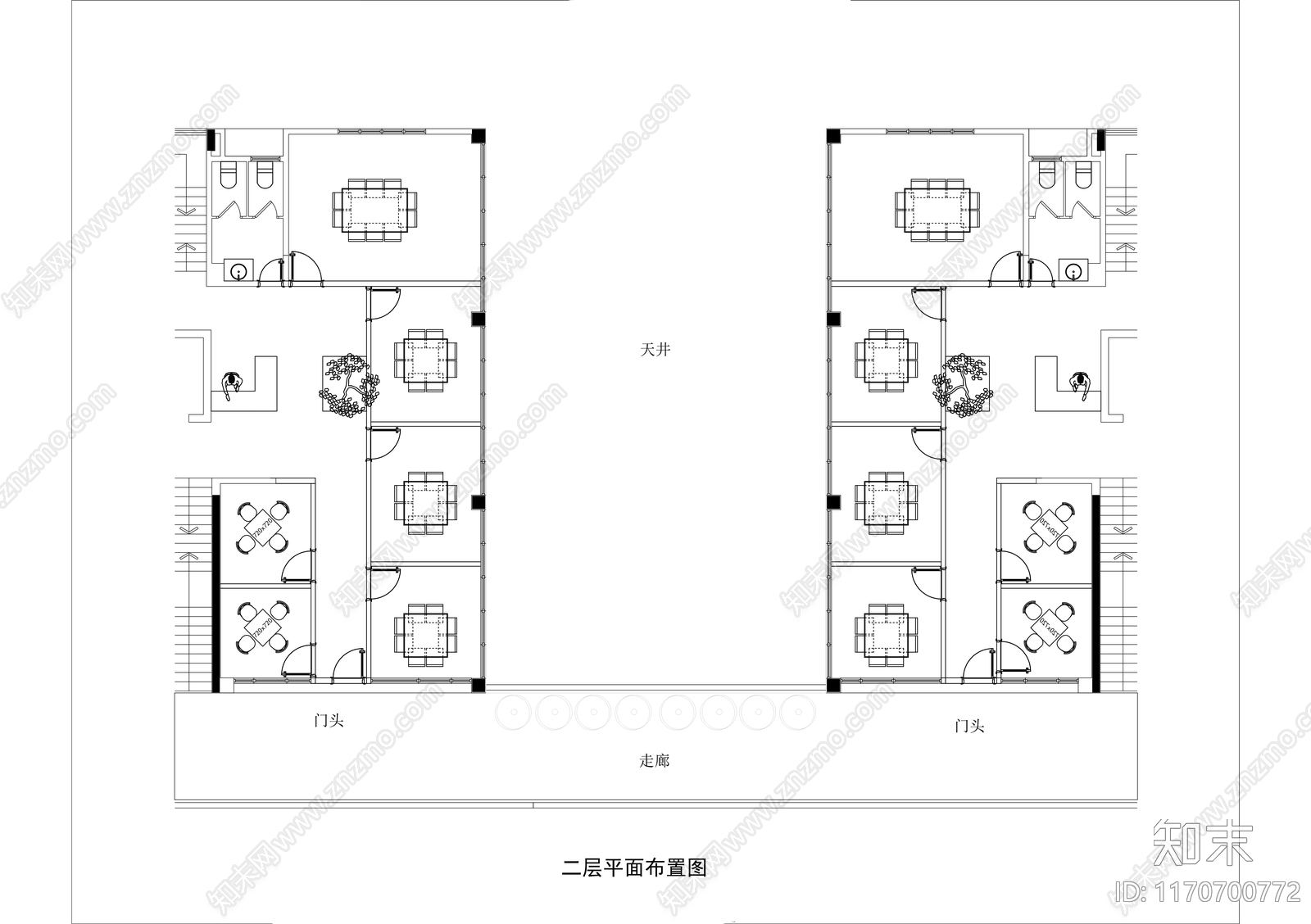 工装平面图cad施工图下载【ID:1170700772】