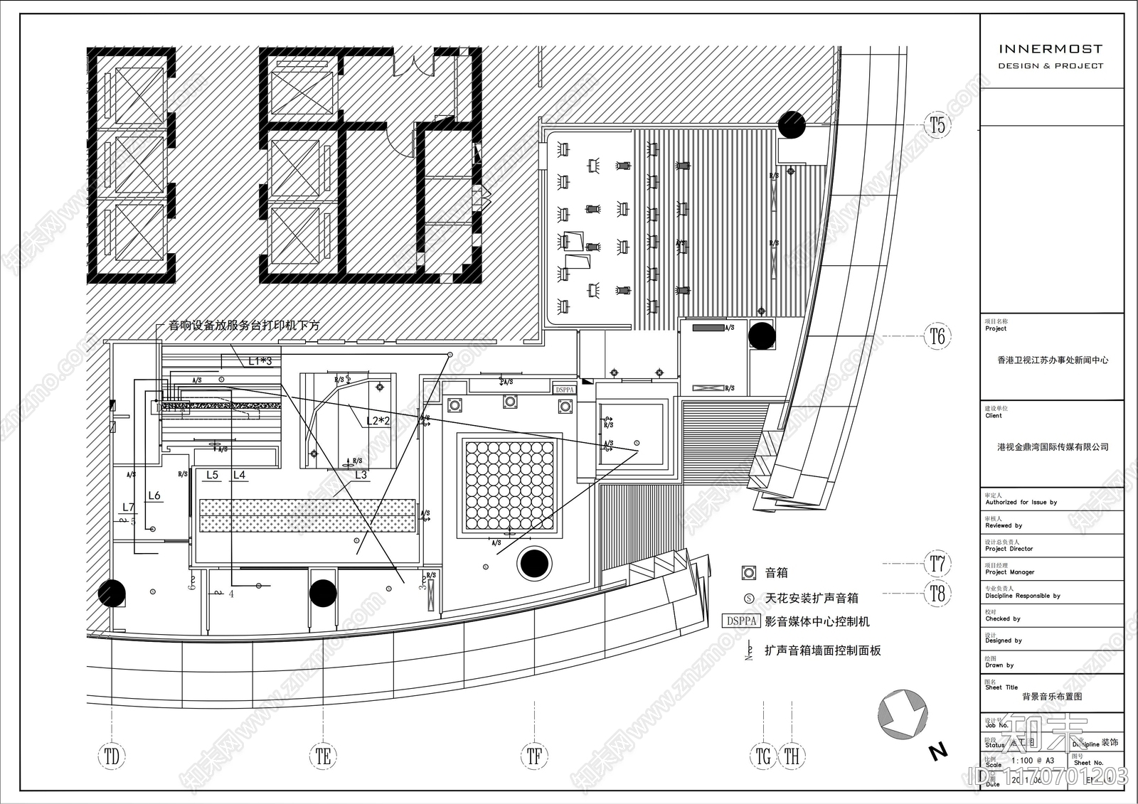 现代整体办公空间cad施工图下载【ID:1170701203】