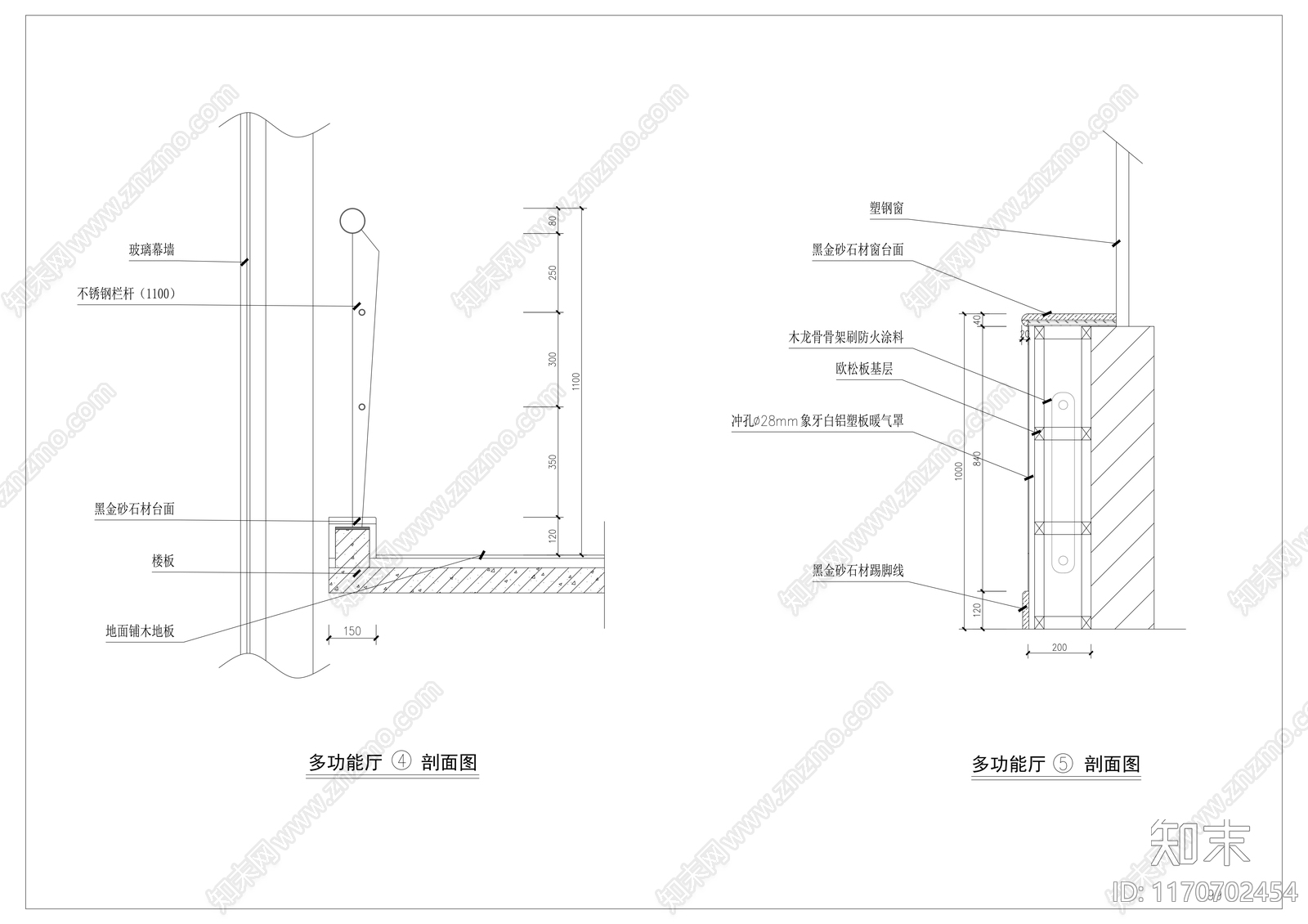 现代会议室cad施工图下载【ID:1170702454】