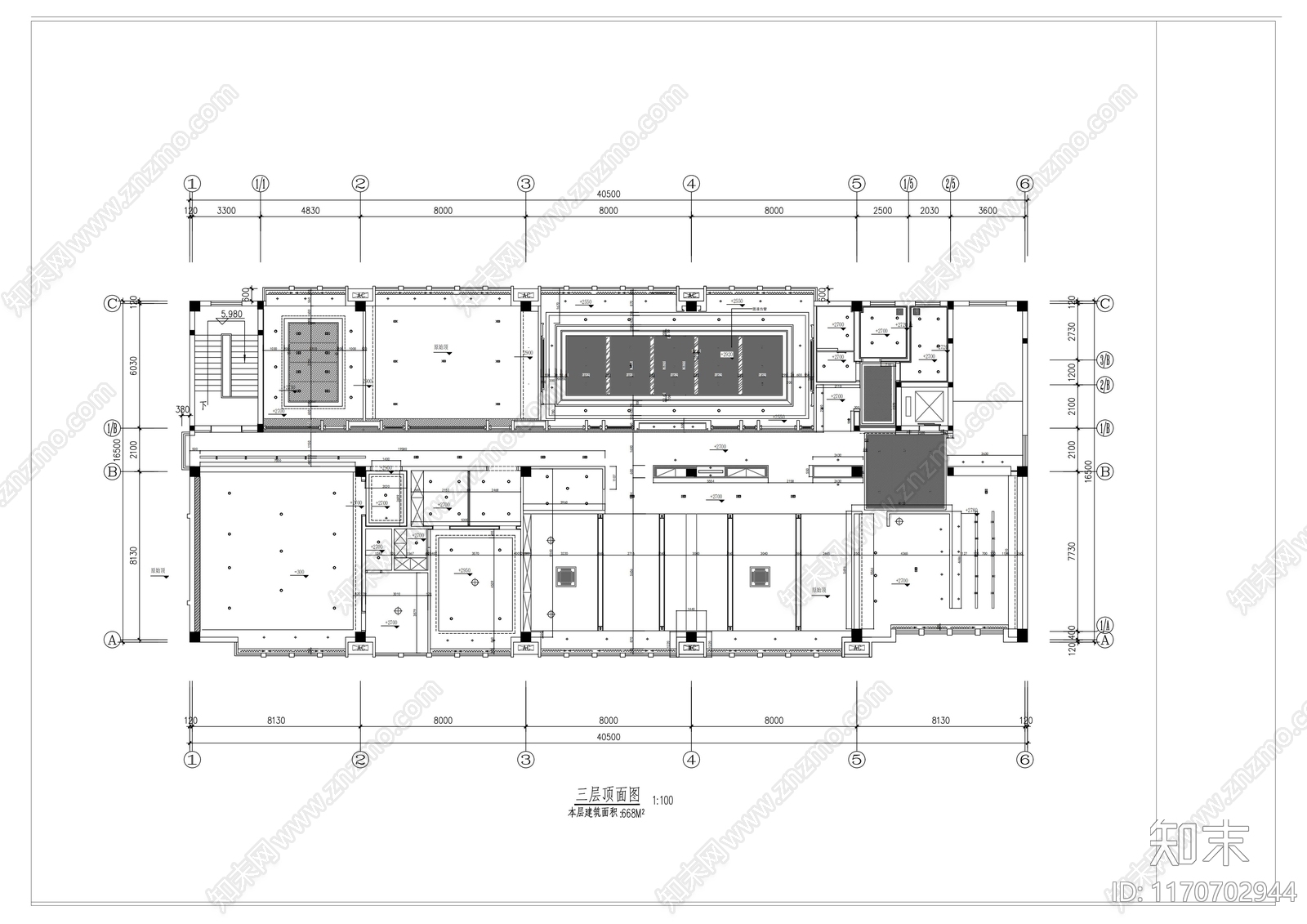 现代整体办公空间cad施工图下载【ID:1170702944】