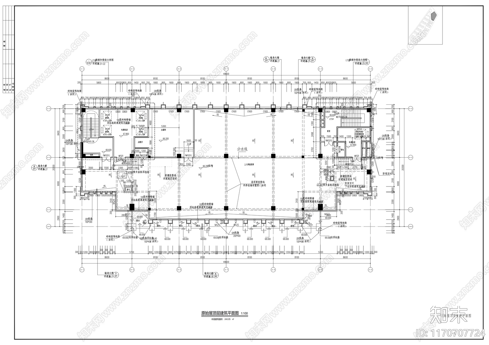 现代整体办公空间cad施工图下载【ID:1170707724】