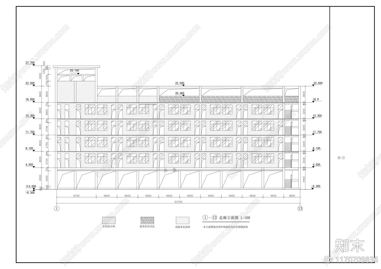 现代学校建筑cad施工图下载【ID:1170709836】
