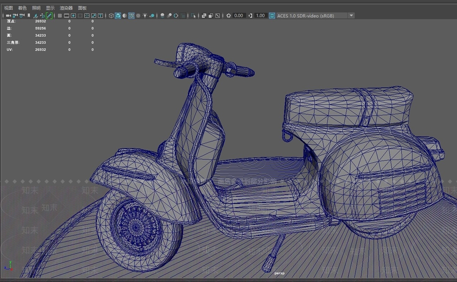 摩托车3D模型下载【ID:1170717359】
