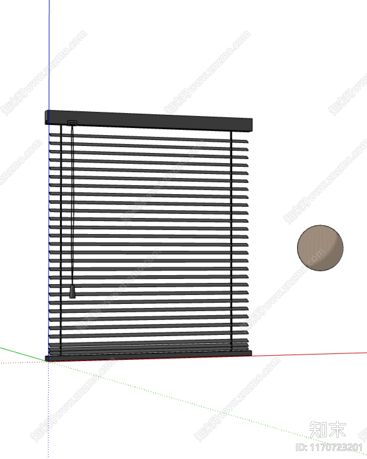 现代原木百叶窗SU模型下载【ID:1170723201】