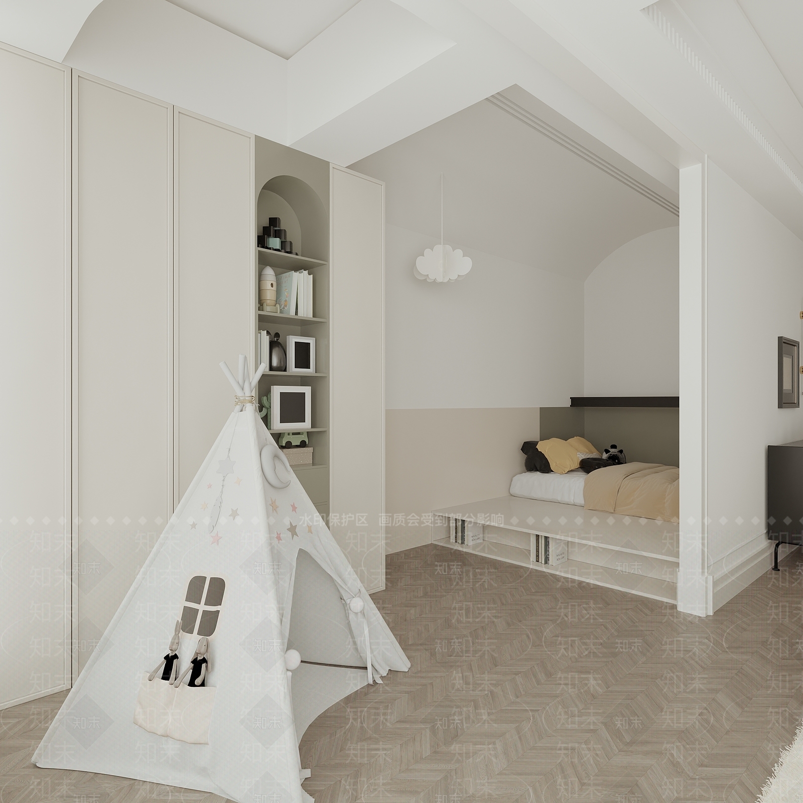 法式玄关3D模型下载【ID:1214733905】