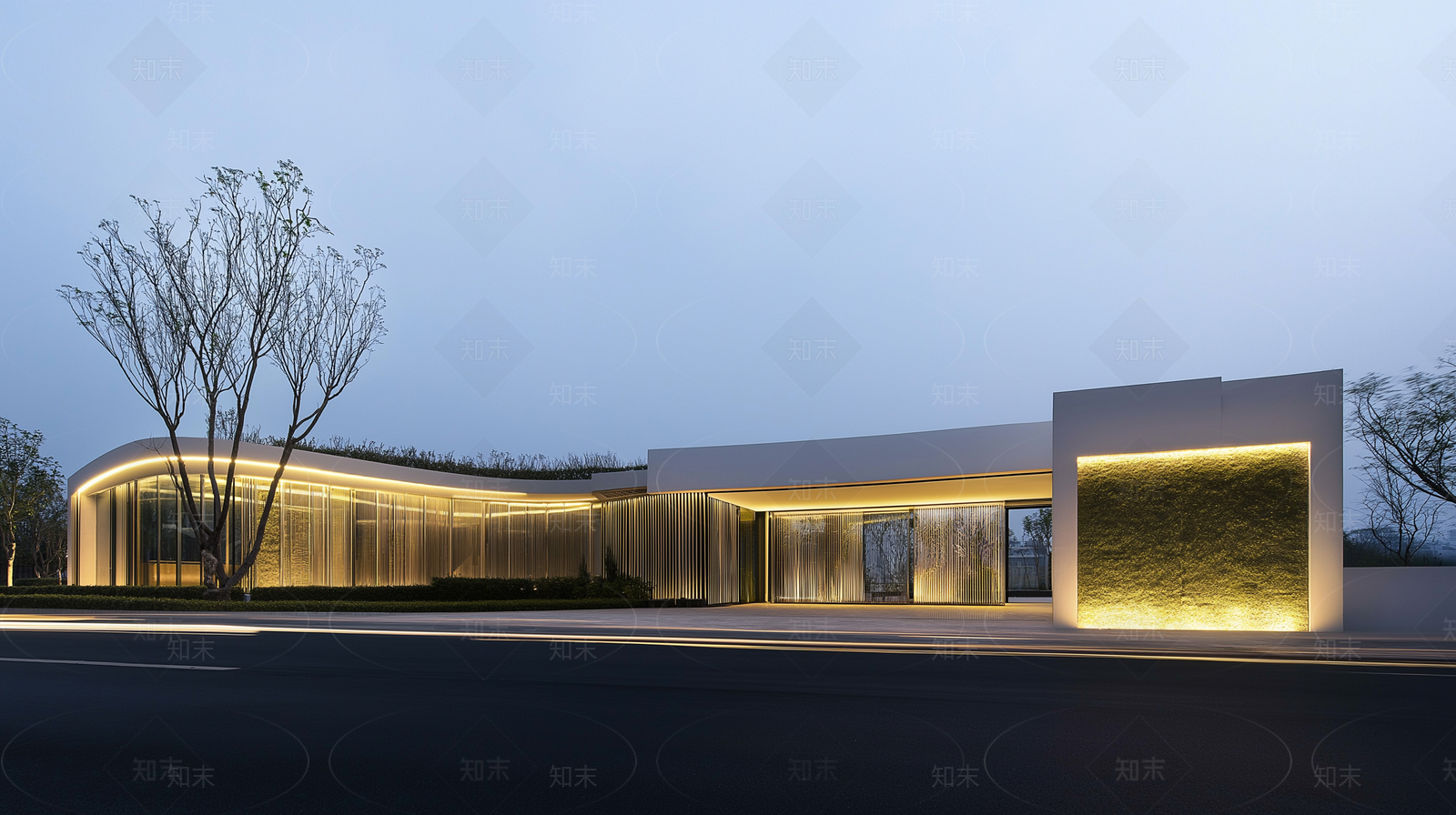 现代街道外景贴图下载【ID:1170729112】