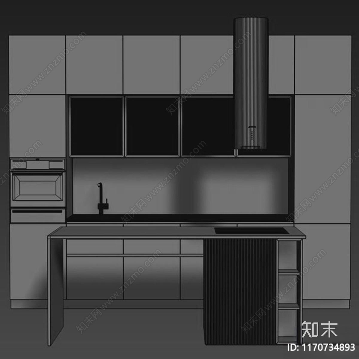 橱柜3D模型下载【ID:1170734893】