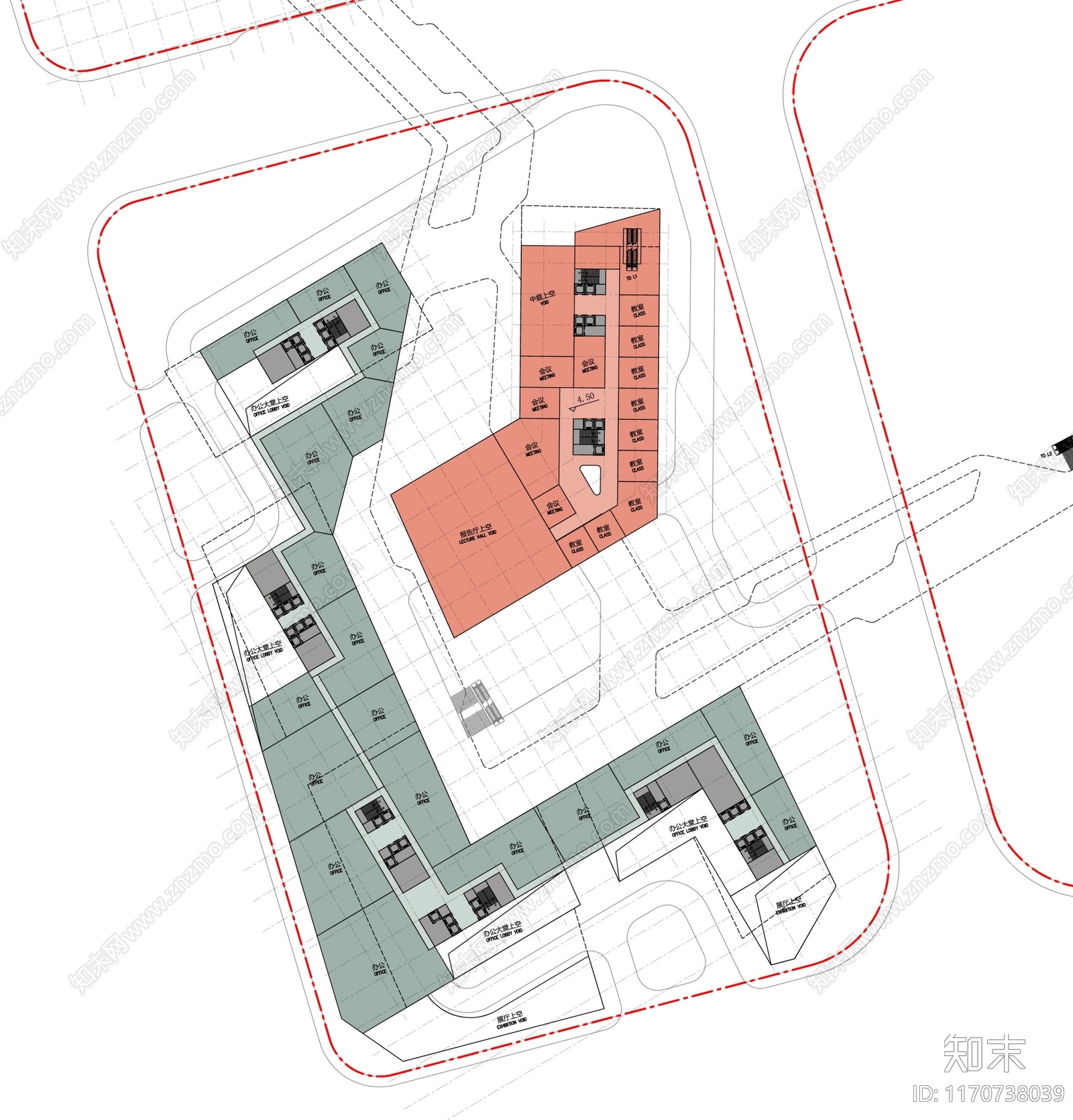 现代产业园建筑施工图下载【ID:1170738039】