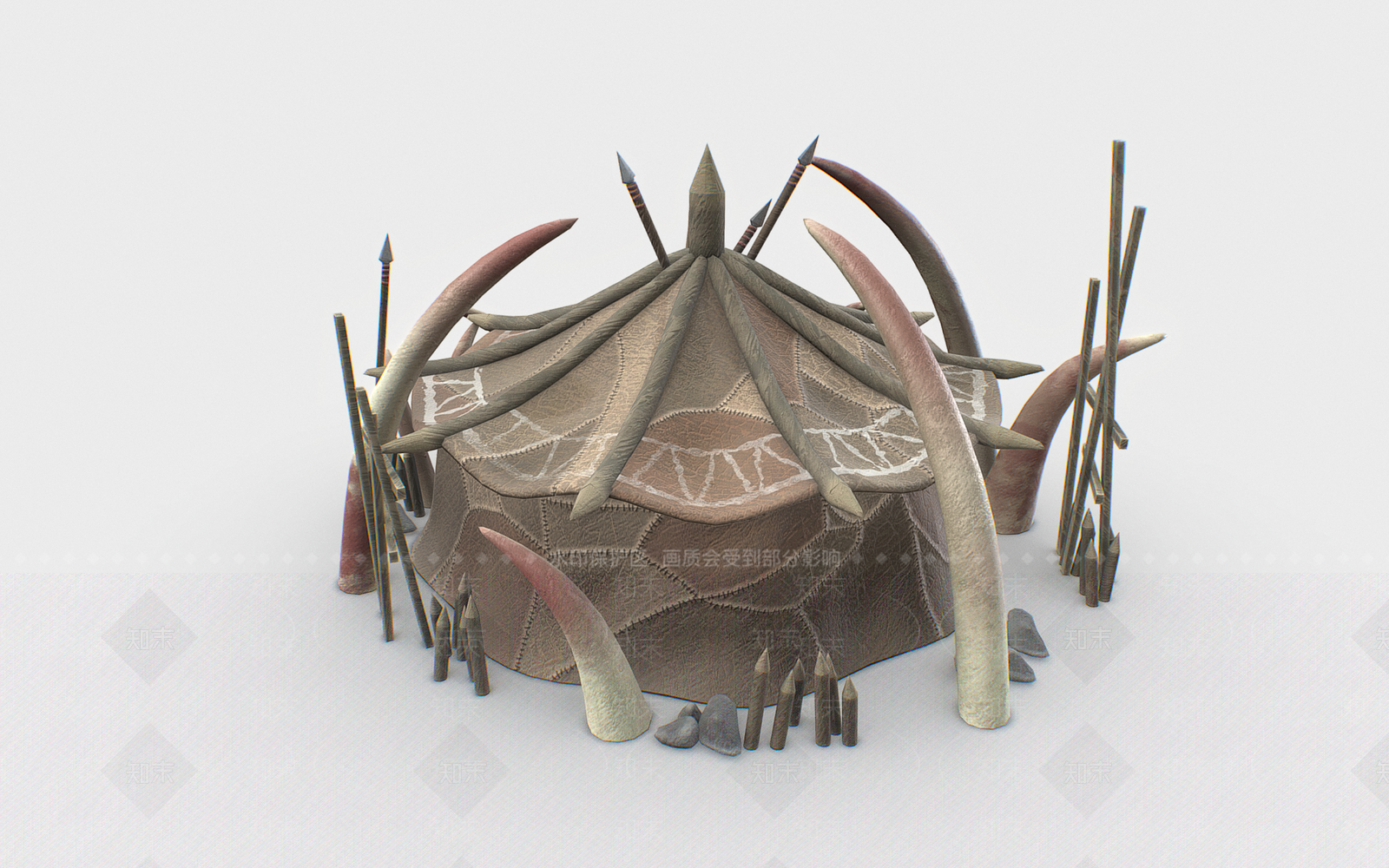复古古建3D模型下载【ID:1170742062】