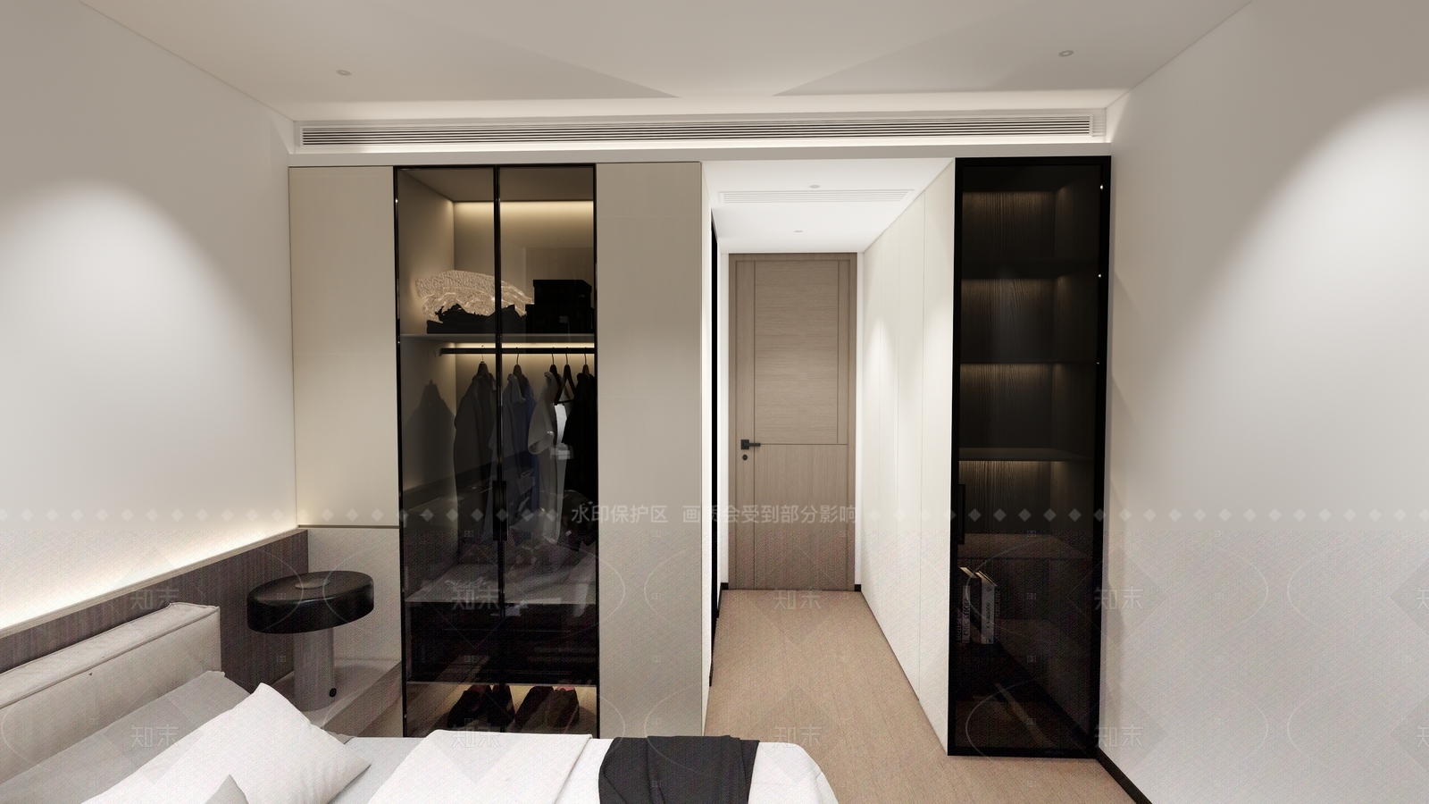 现代家居卧室SU模型下载【ID:1215954953】