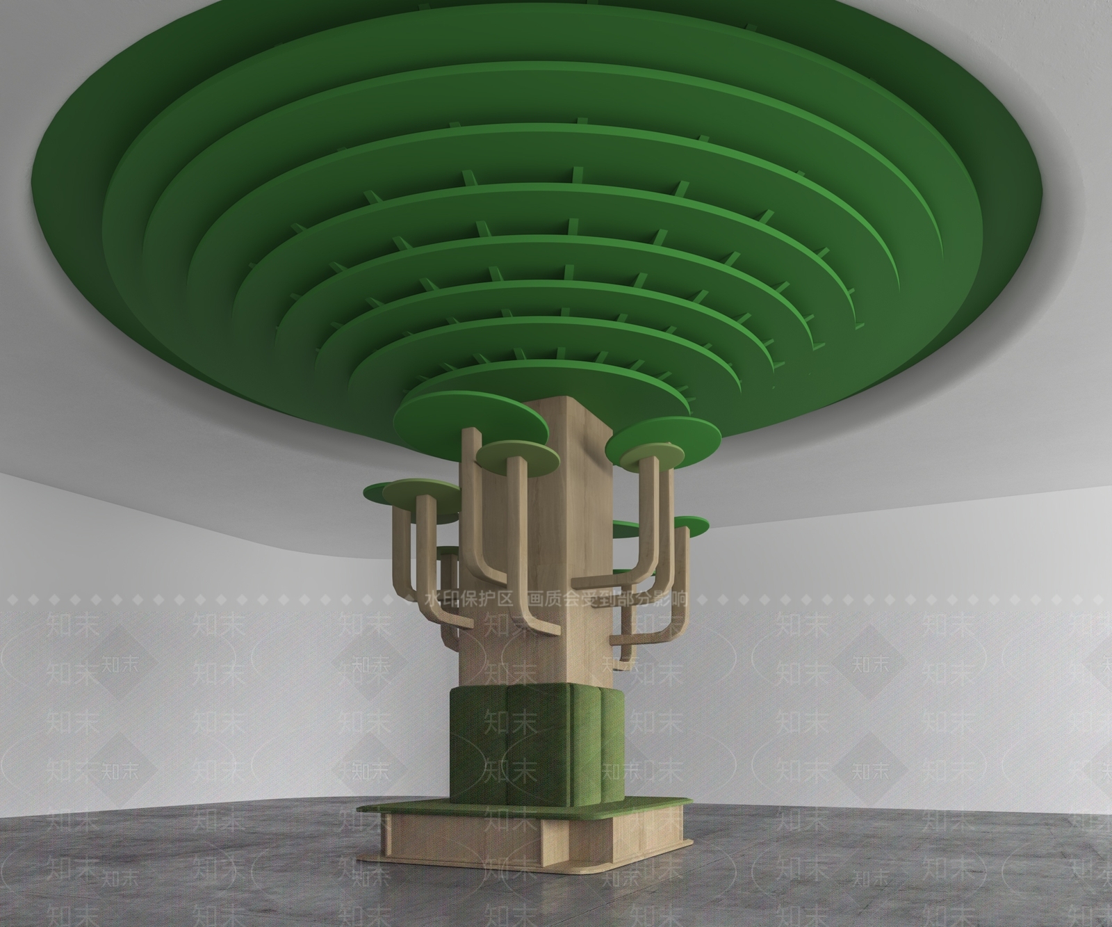 现代柱子3D模型下载【ID:1170749189】