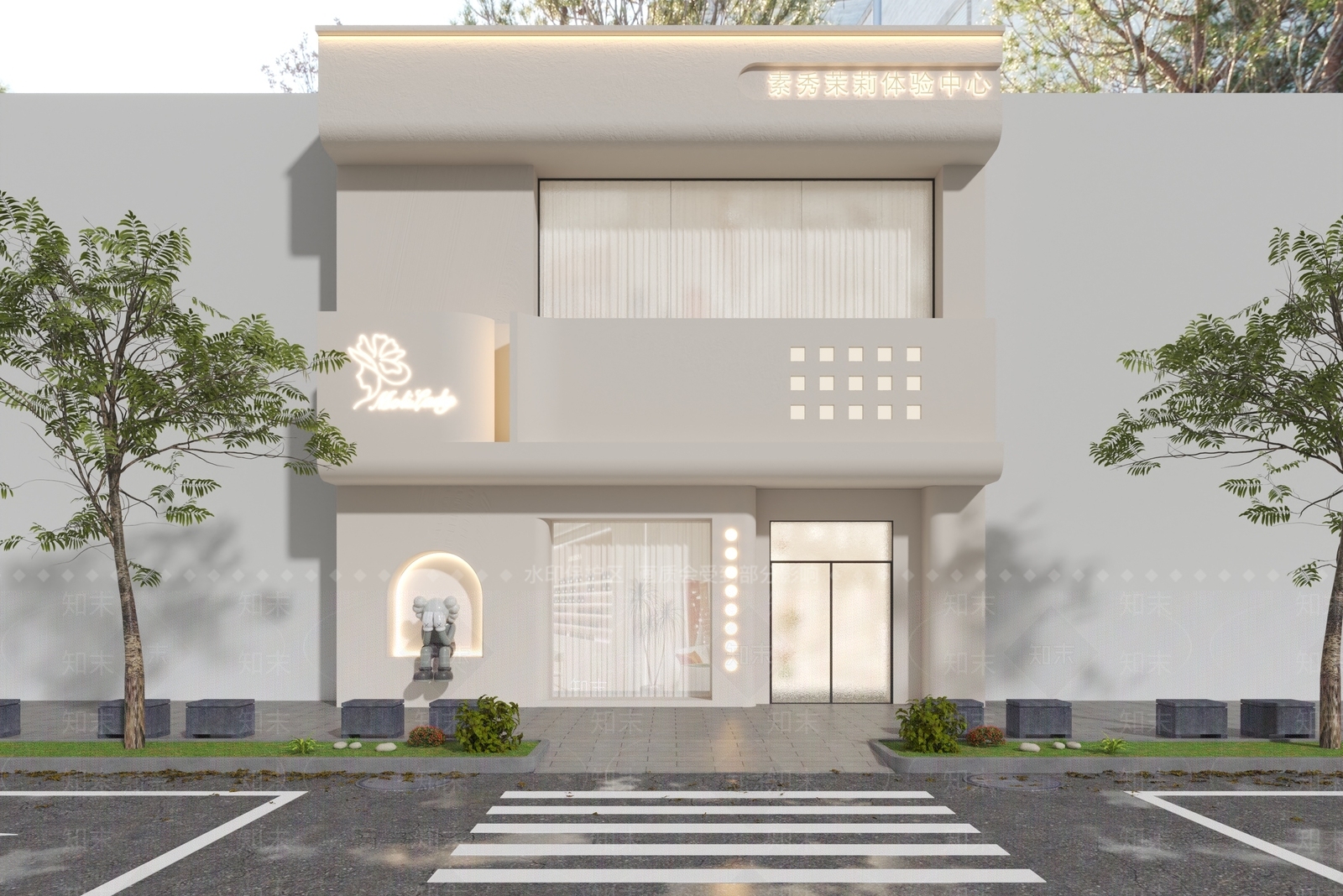 奶油门头3D模型下载【ID:1170750004】