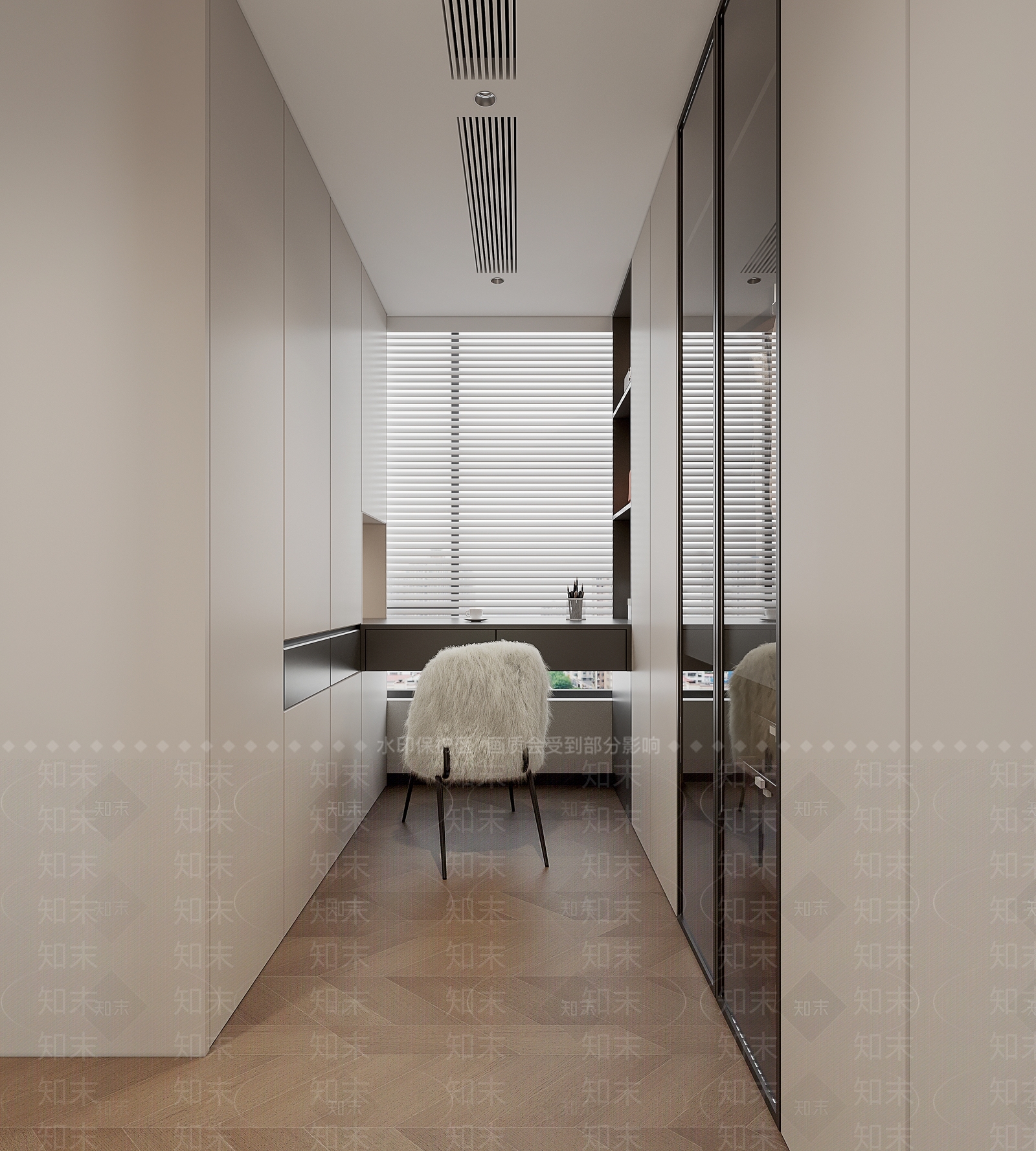 现代衣帽间3D模型下载【ID:1170751278】