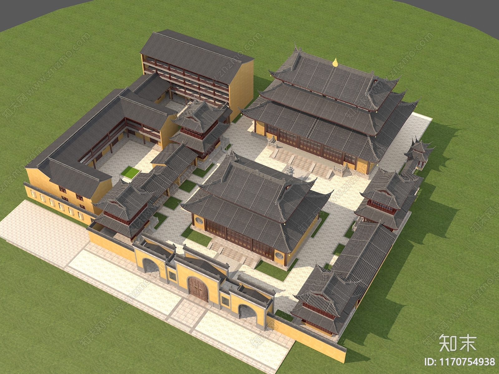 现代其他公共建筑3D模型下载【ID:1170754938】