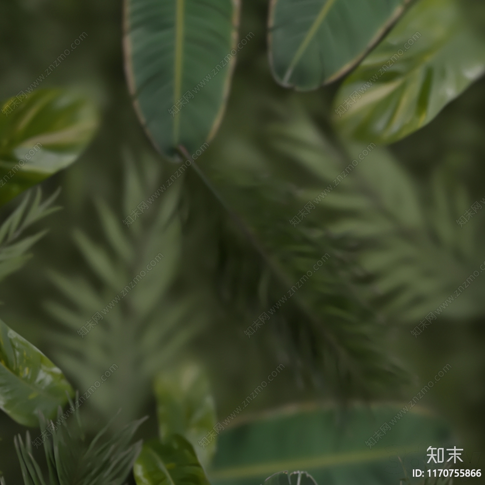 绿植墙3D模型下载【ID:1170755866】