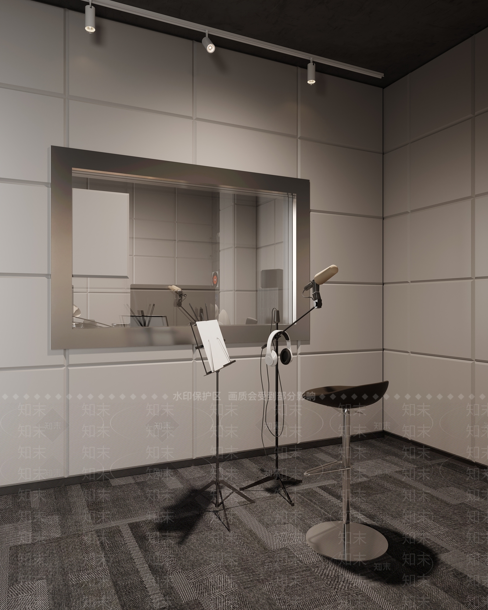 意式轻奢影音室3D模型下载【ID:1170766917】