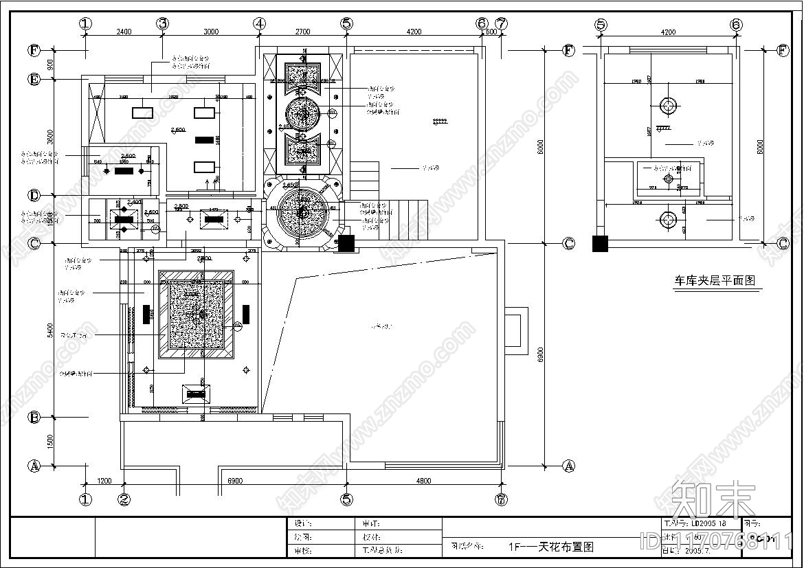 欧式整体家装空间cad施工图下载【ID:1170768111】