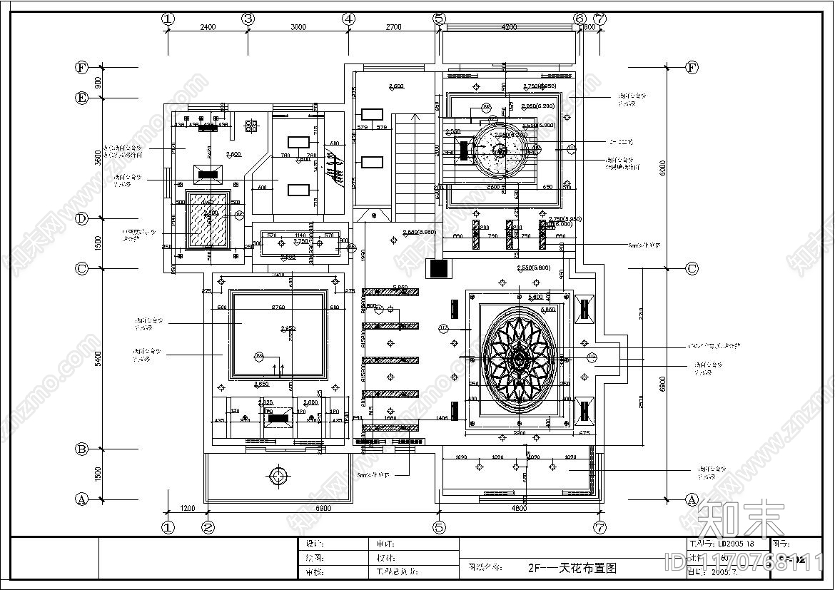 欧式整体家装空间cad施工图下载【ID:1170768111】