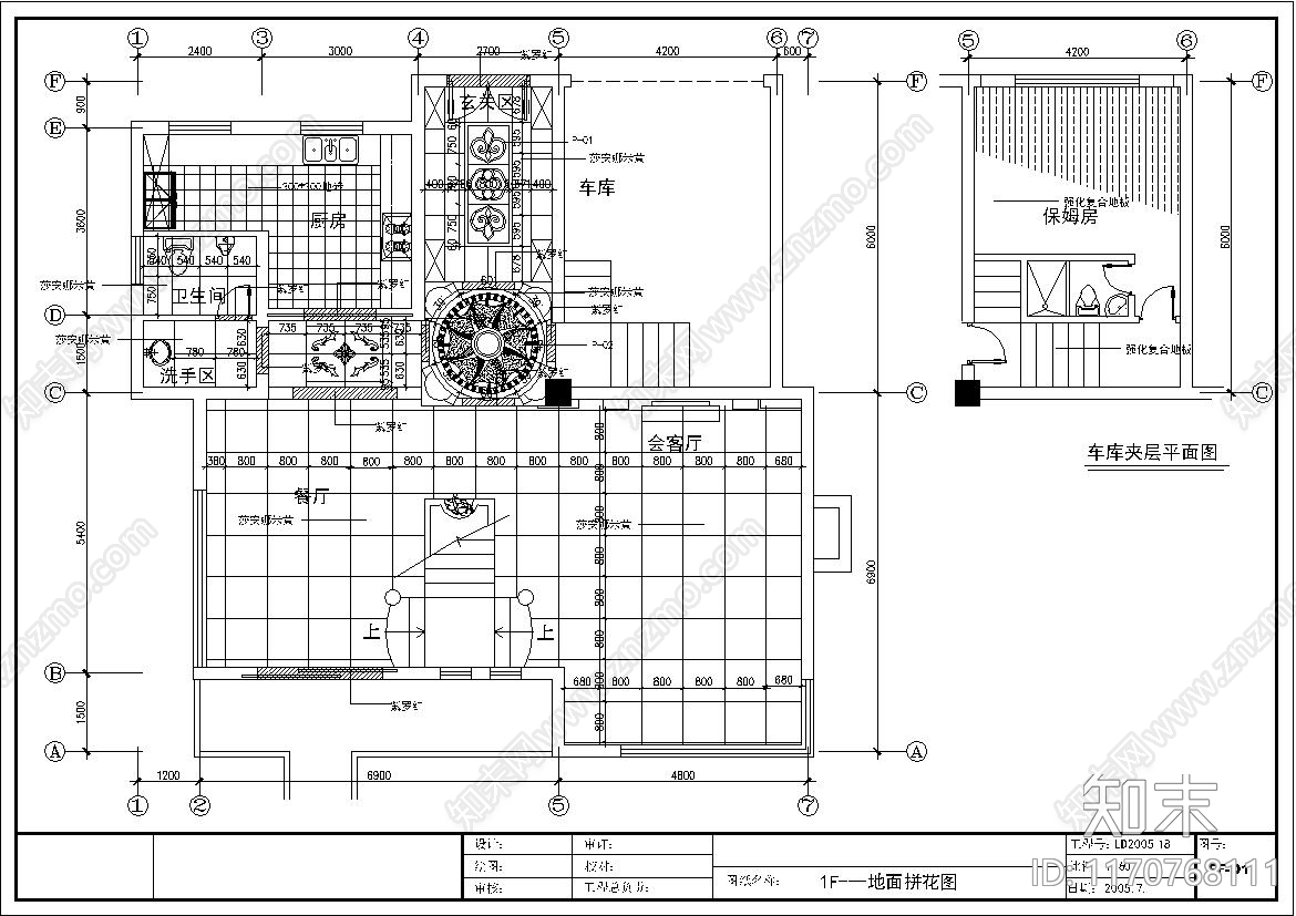 欧式整体家装空间cad施工图下载【ID:1170768111】