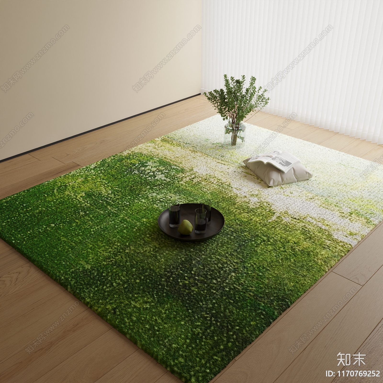 现代地毯3D模型下载【ID:1170769252】