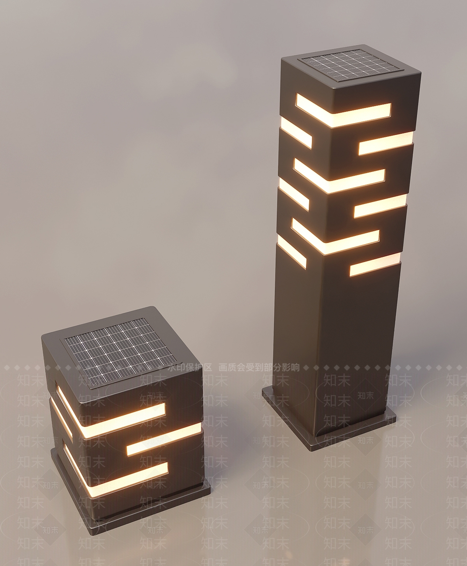 新中式其他户外灯3D模型下载【ID:1170775892】
