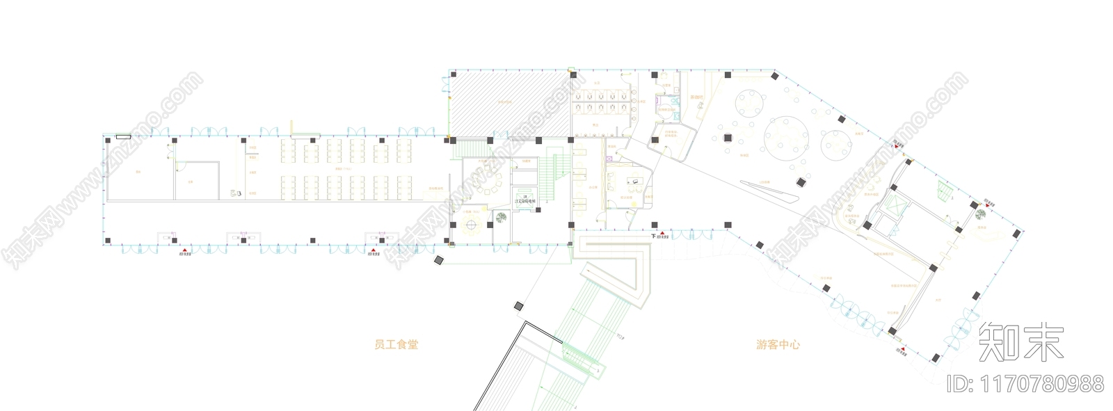 现代其他休闲娱乐空间cad施工图下载【ID:1170780988】