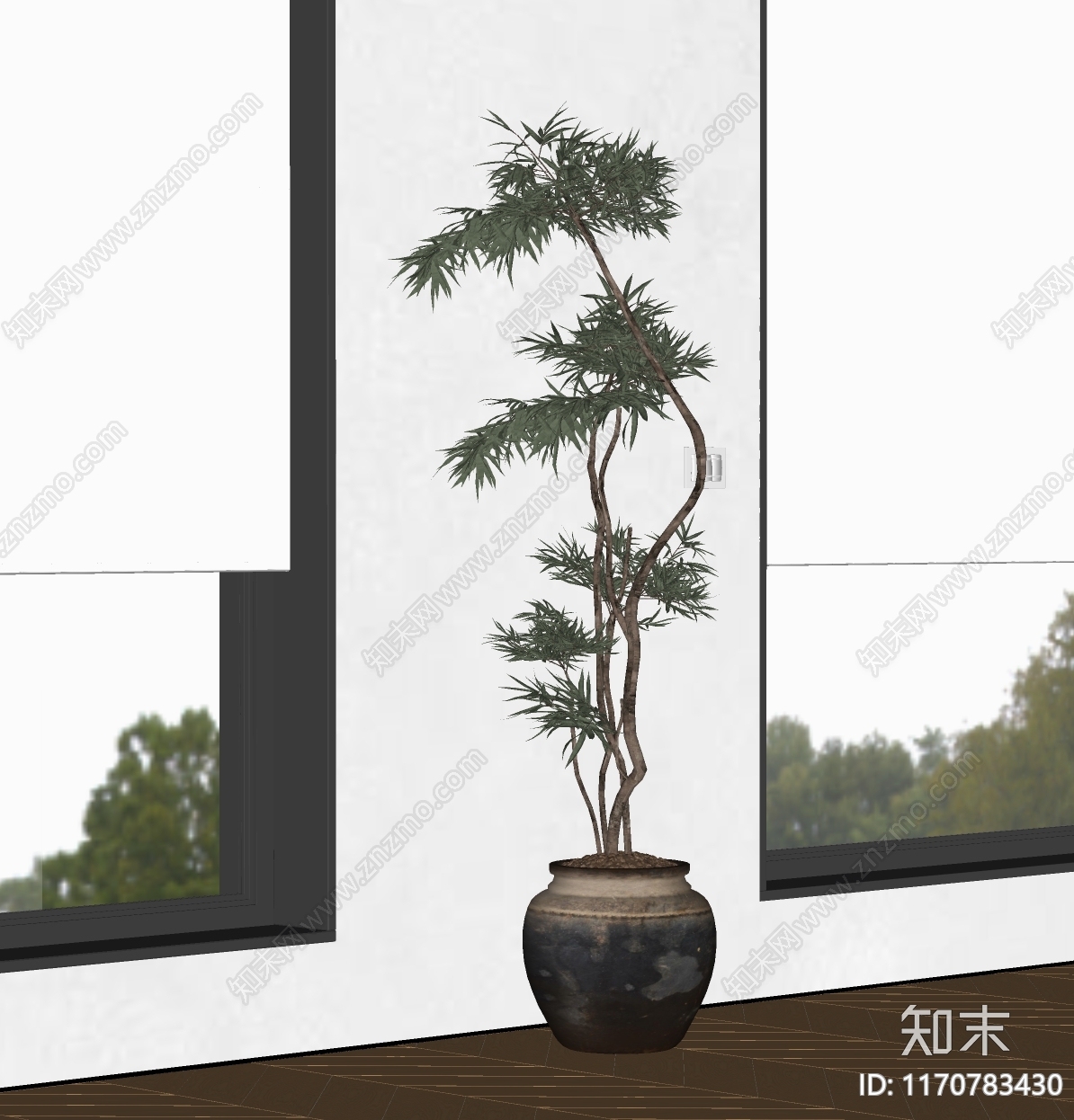 盆栽SU模型下载【ID:1170783430】