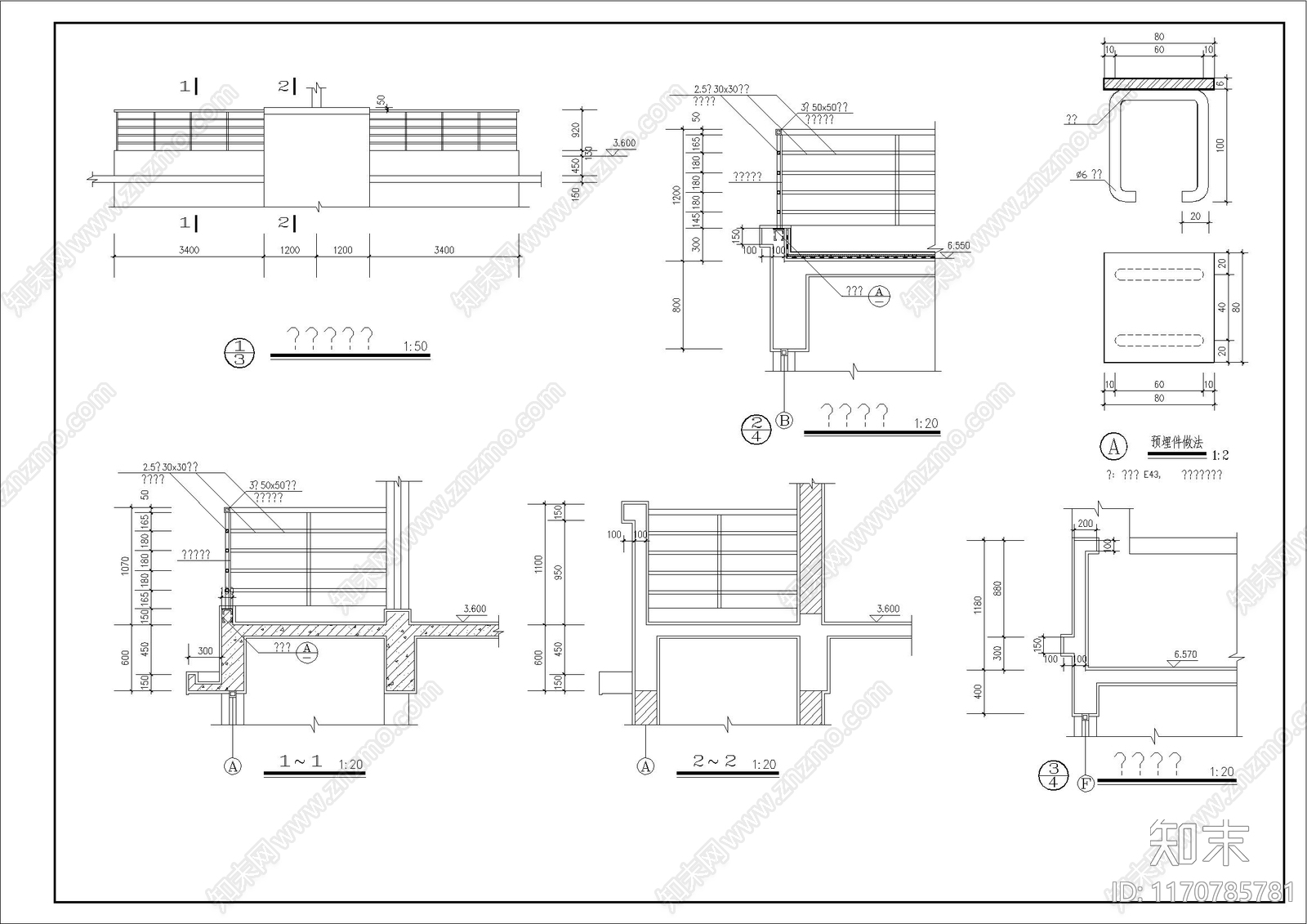 现代别墅建筑cad施工图下载【ID:1170785781】