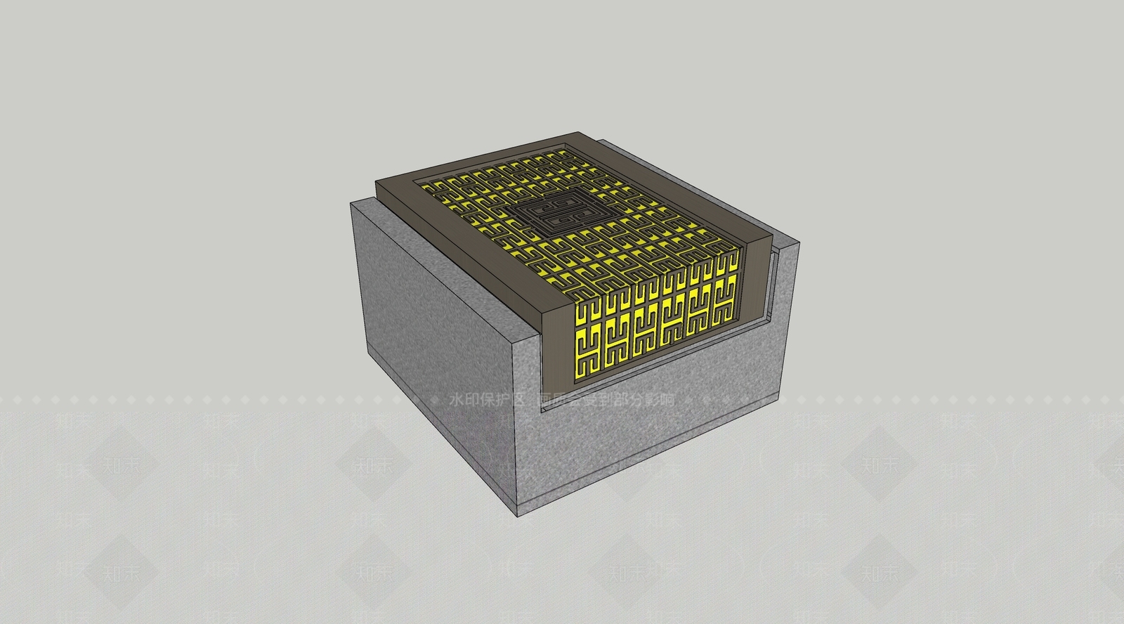 新中式中式景观灯SU模型下载【ID:1170785236】