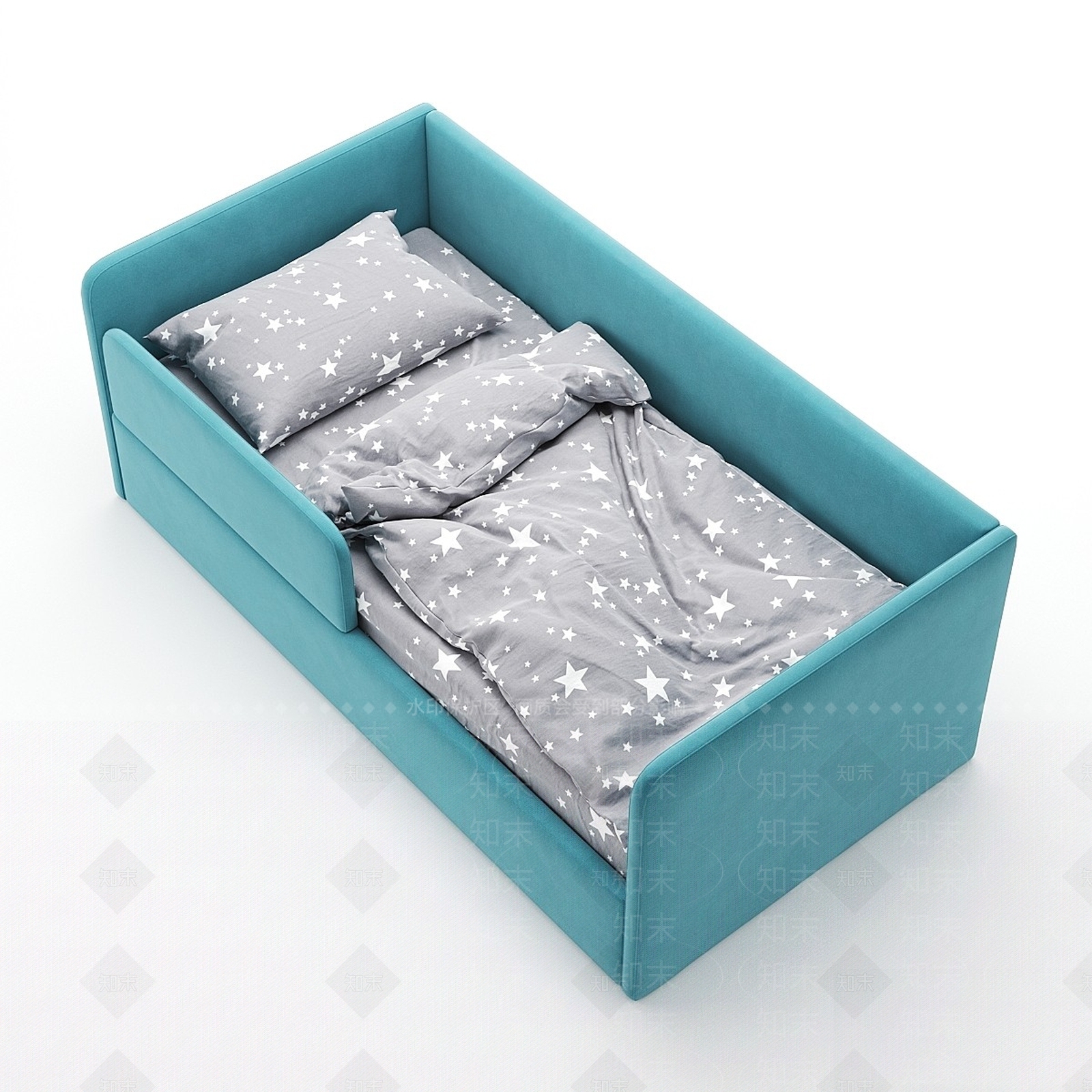 儿童床3D模型下载【ID:1170793462】